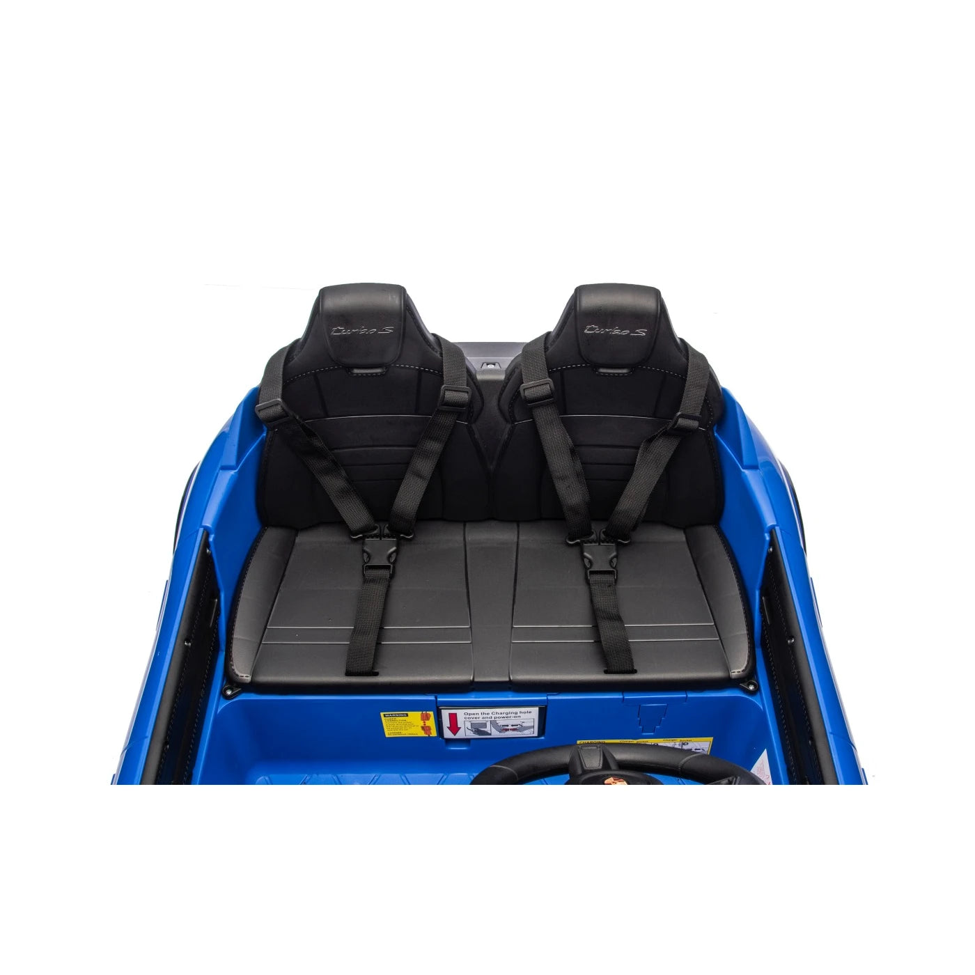 A PORSCHE TAYCAN TURBO S BLUE 24v