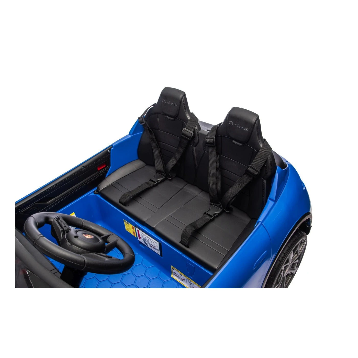 A PORSCHE TAYCAN TURBO S BLUE 24v