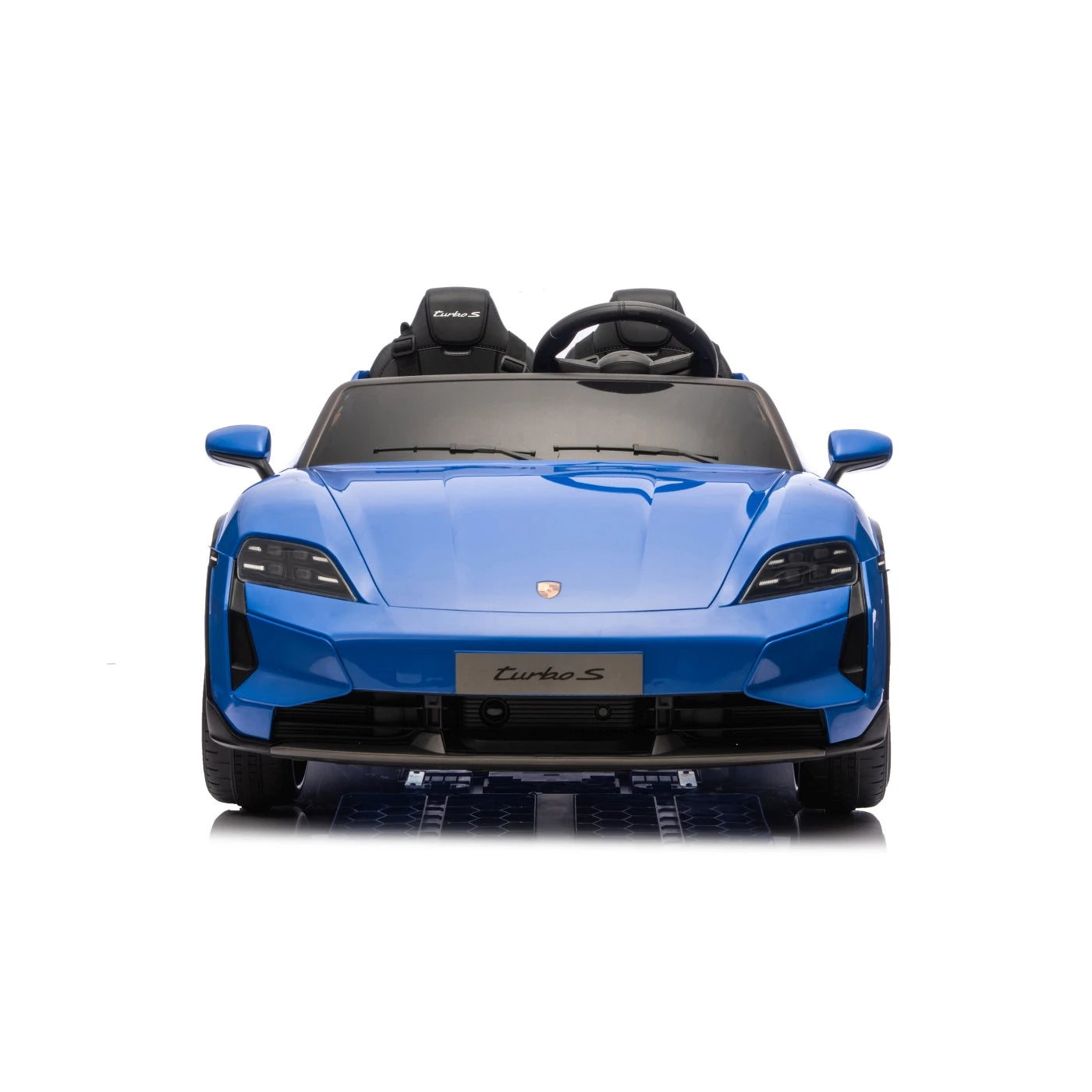 A PORSCHE TAYCAN TURBO S BLUE 24v