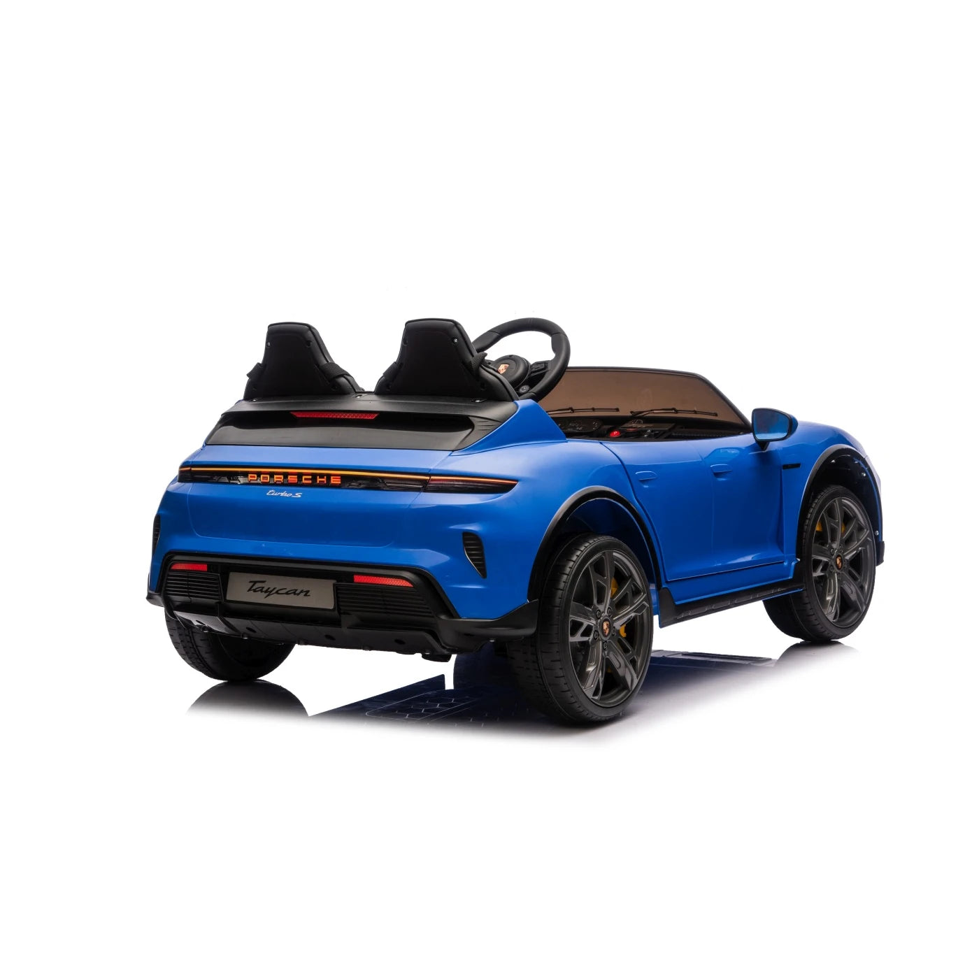 A PORSCHE TAYCAN TURBO S BLUE 24v