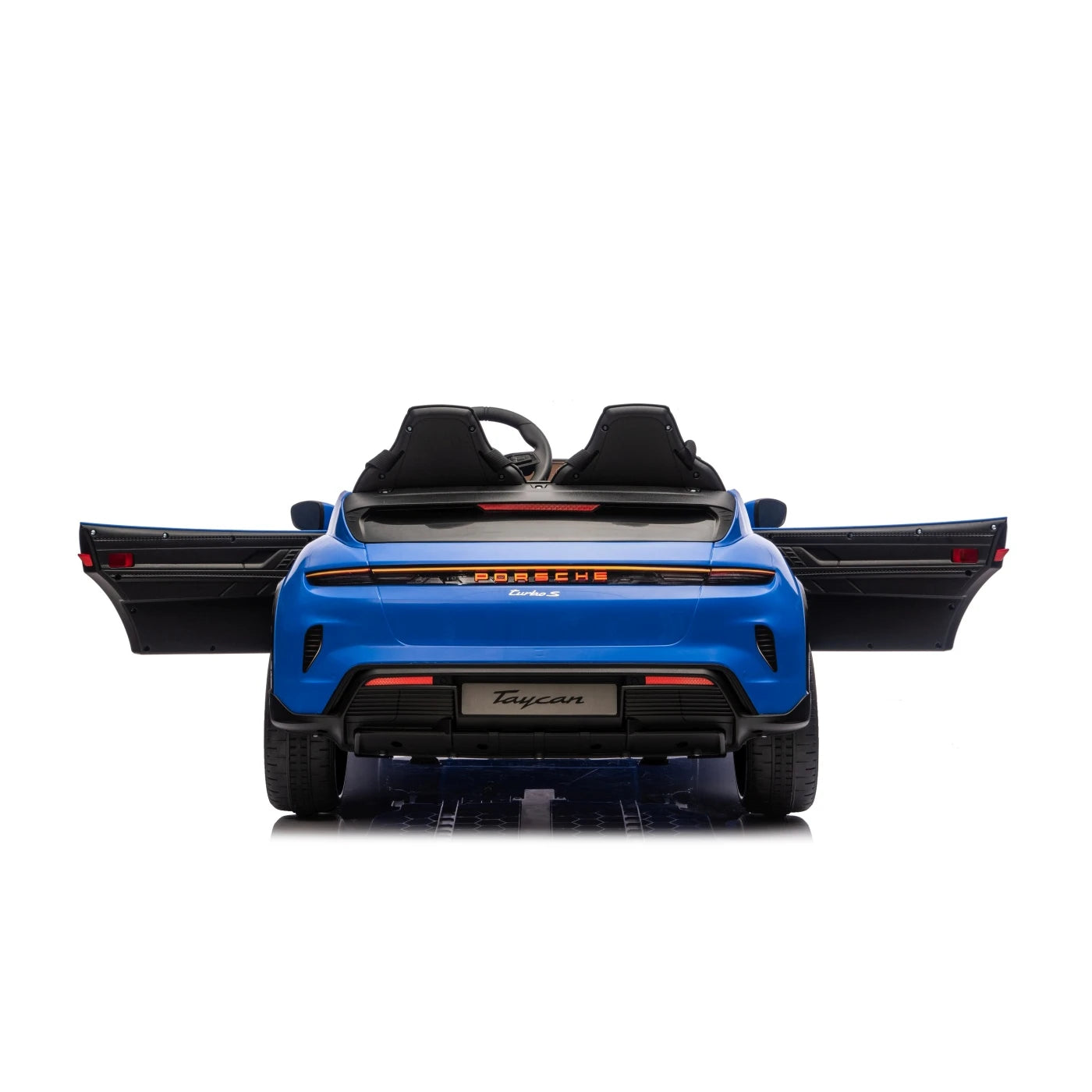 A PORSCHE TAYCAN TURBO S BLUE 24v