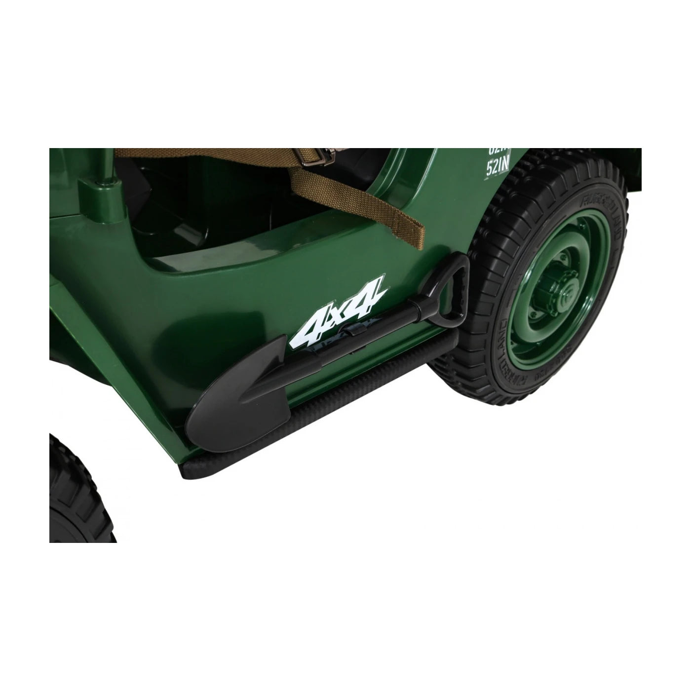 JEEP MILITARY 4x4 2 SEATS GREEN 24v