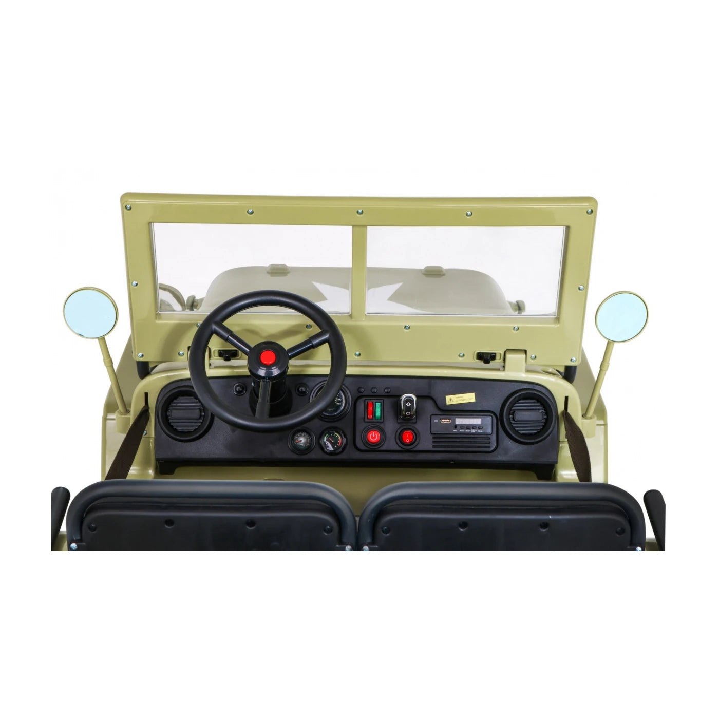 JEEP MILITARY 4x4 2 SEATS SAND 24v