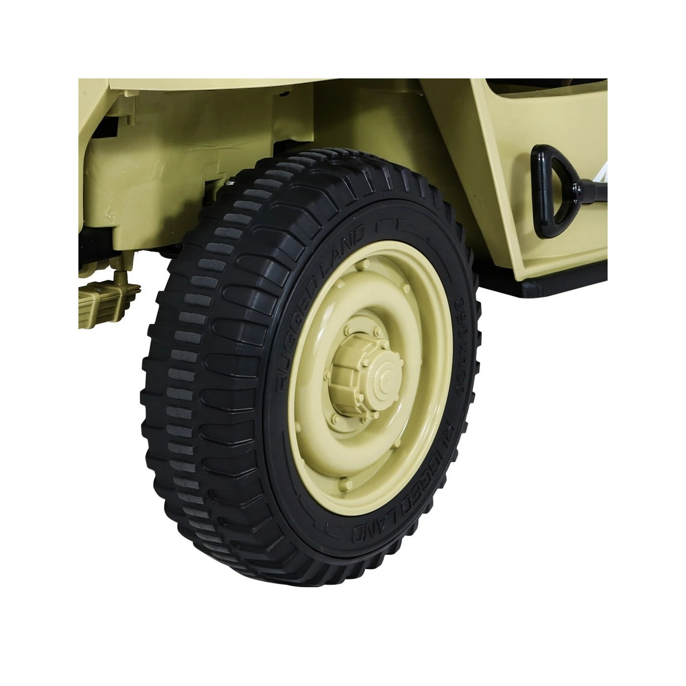 JEEP MILITARY 4x4 2 SEATS SAND 24v