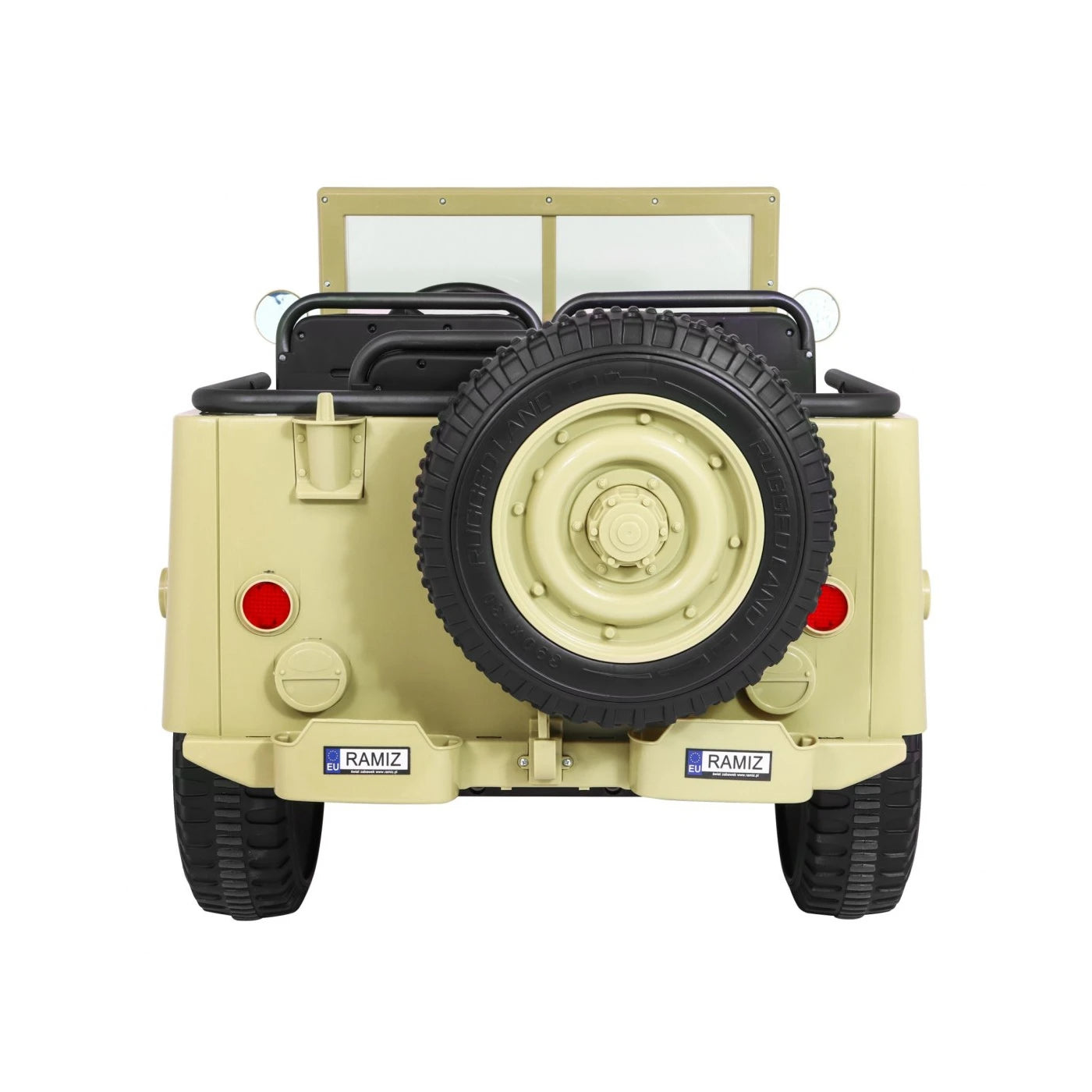 JEEP MILITARY 4x4 2 SEATS SAND 24v