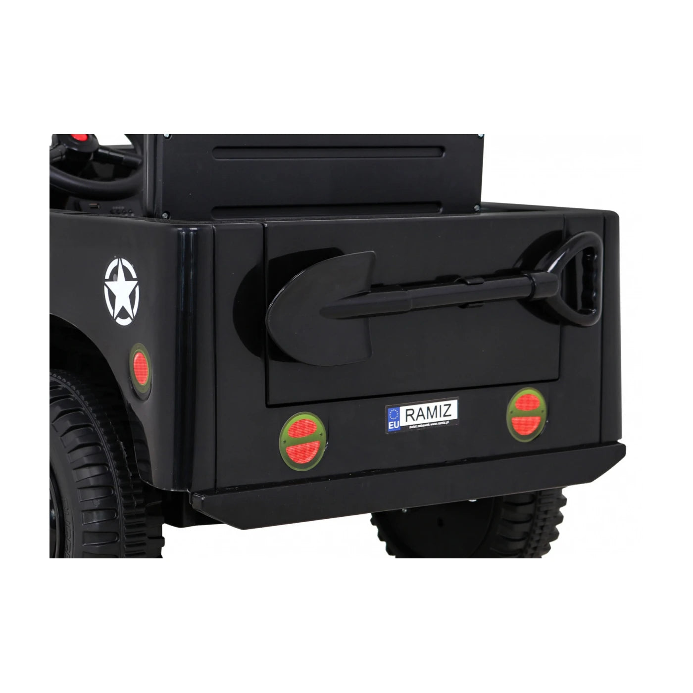 JEEP RETRO MILITARY BLACK 12v