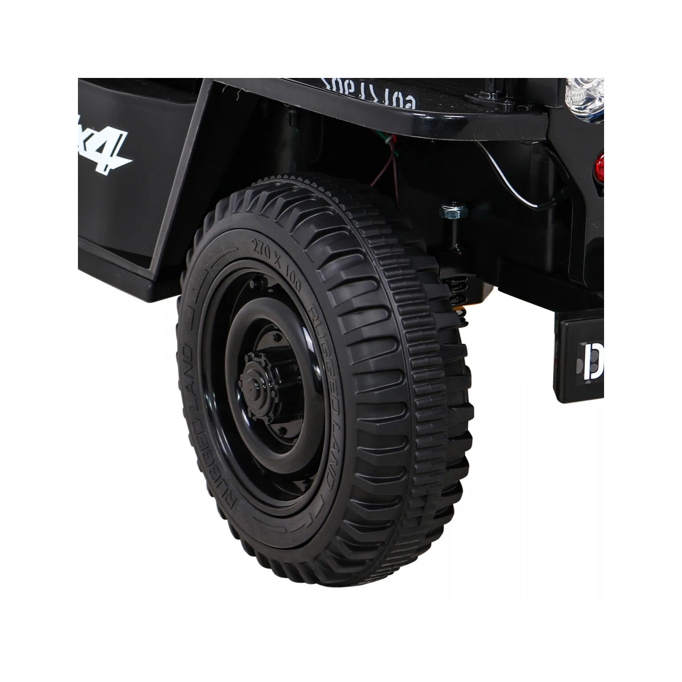 JEEP RETRO MILITARY BLACK 12v