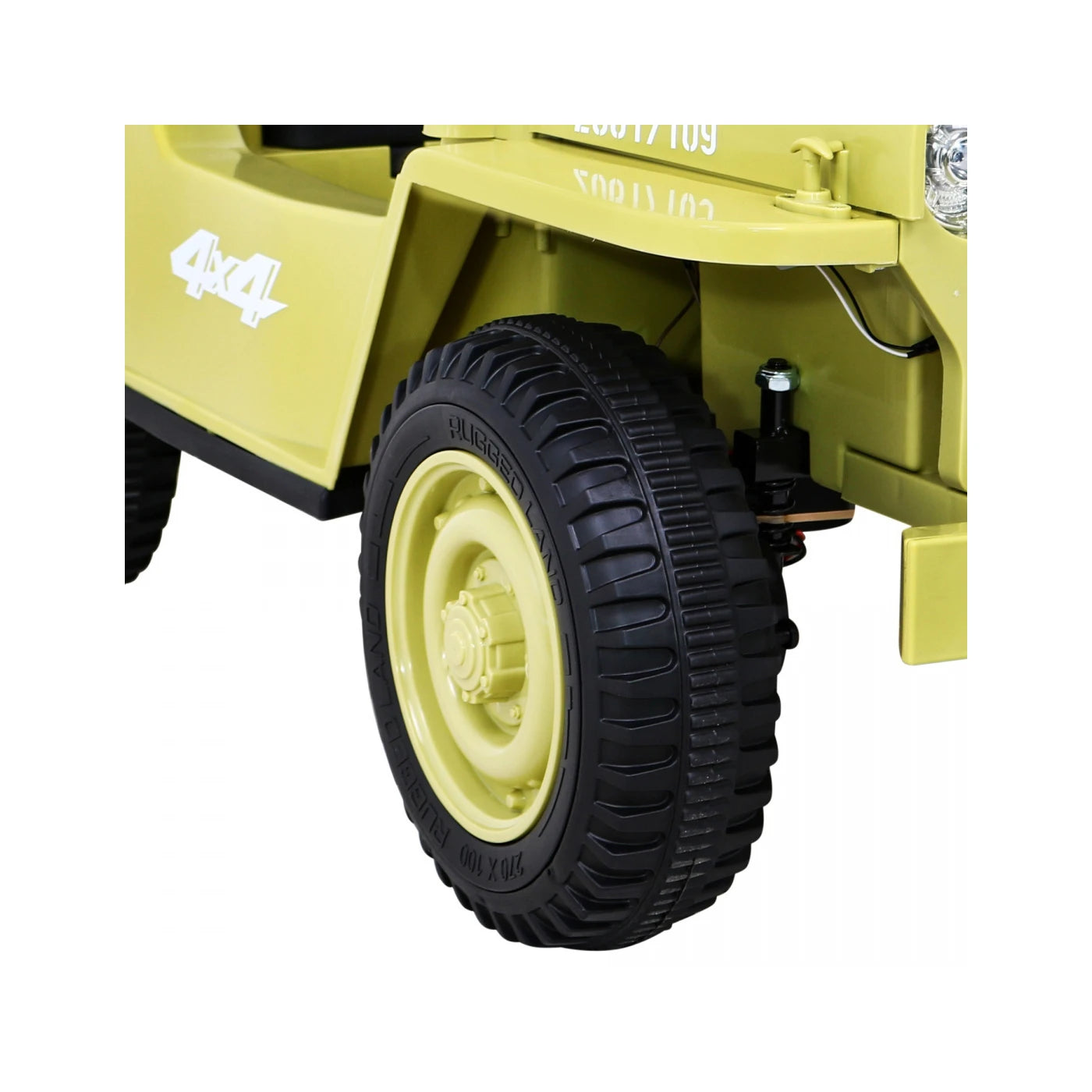 JEEP RETRO MILITARY SAND 12v