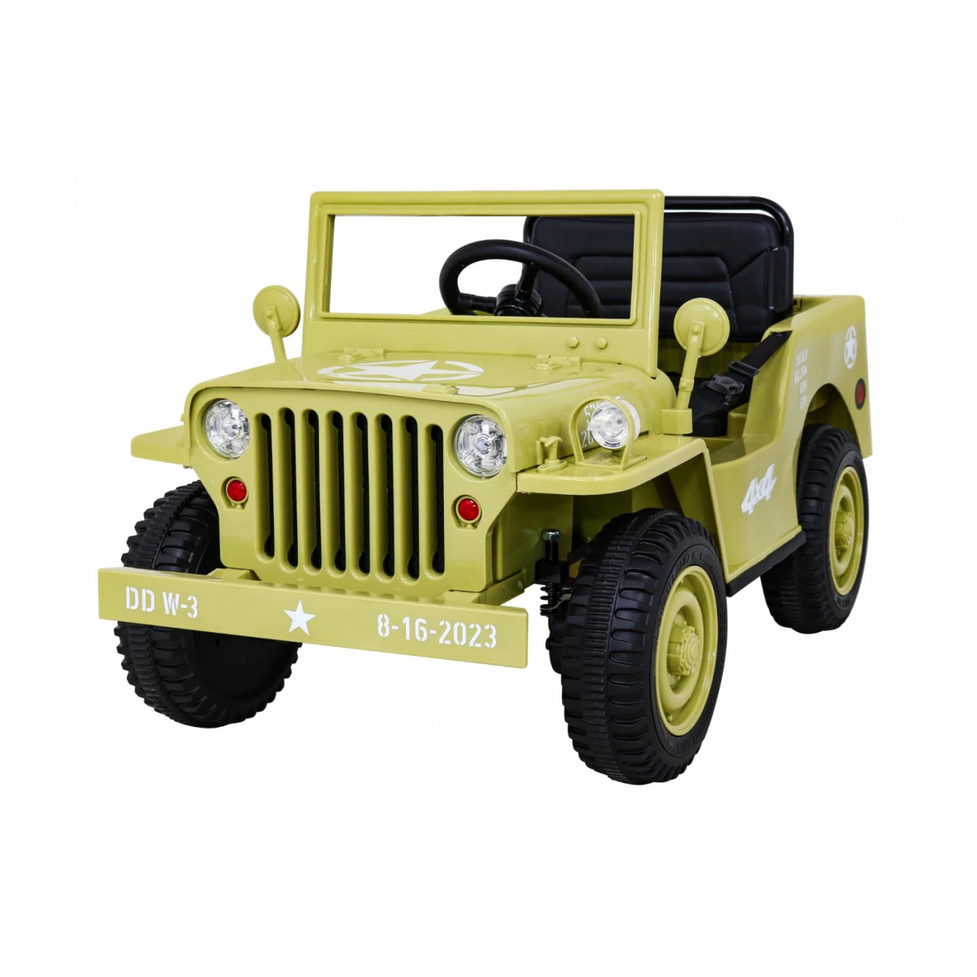 JEEP RETRO MILITARY SAND 12v