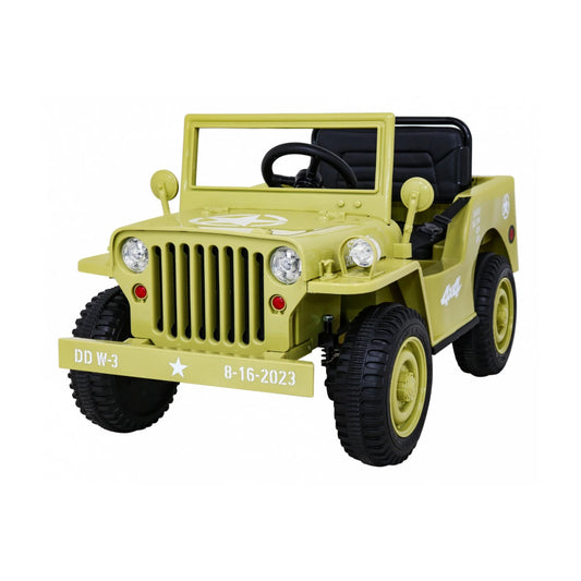 JEEP RETRO MILITARY SAND 12v