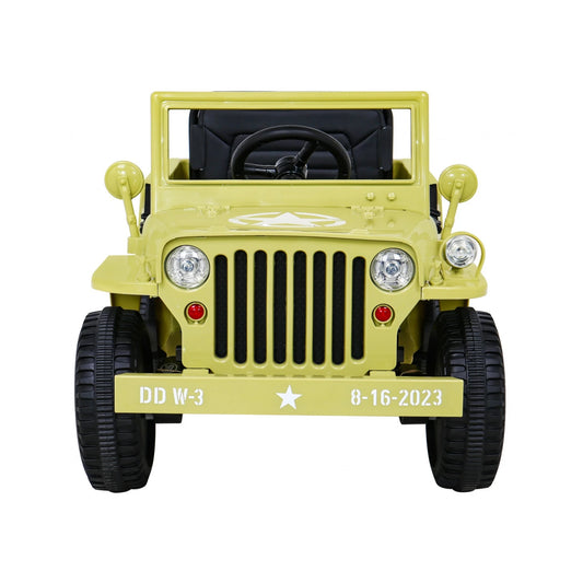 JEEP RETRO MILITARY SAND 12v