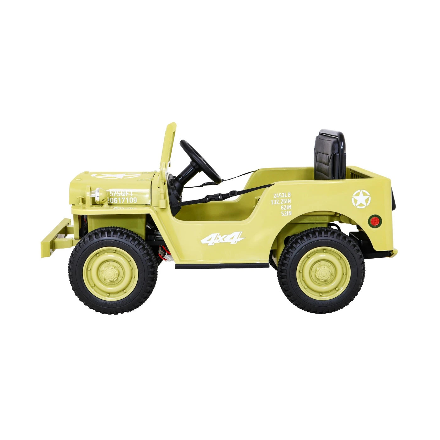 JEEP RETRO MILITARY SAND 12v