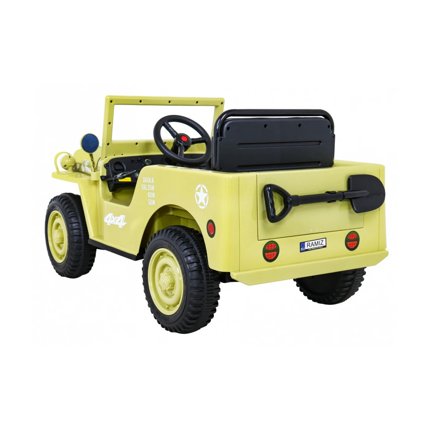 JEEP RETRO MILITARY SAND 12v
