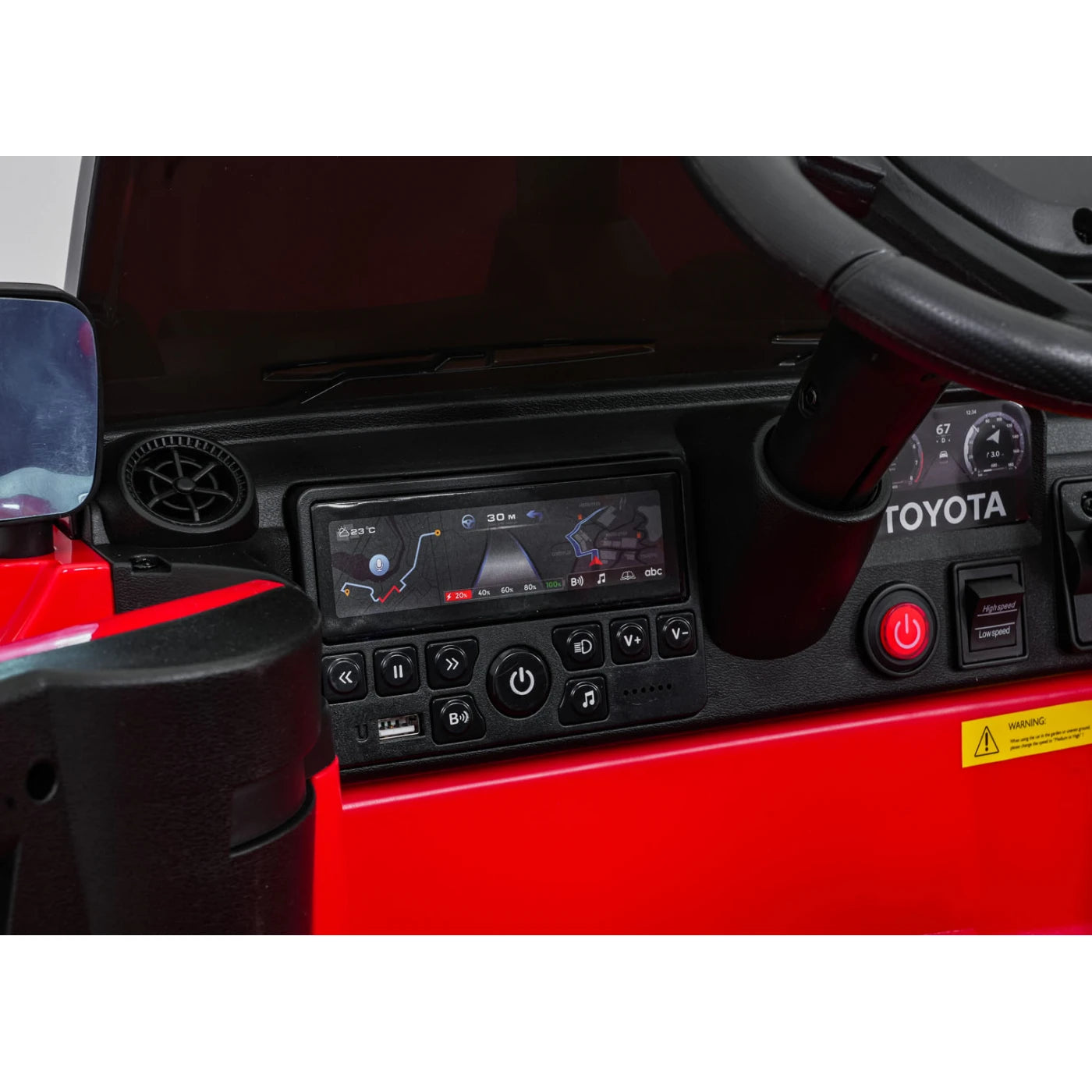 TOYOTA LAND CRUISER PRADO RED 12V