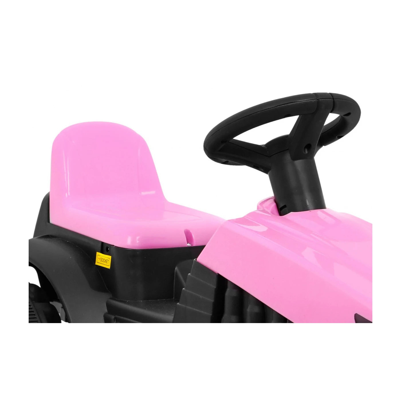 TRACTOR CON REMOLQUE PINK 6v