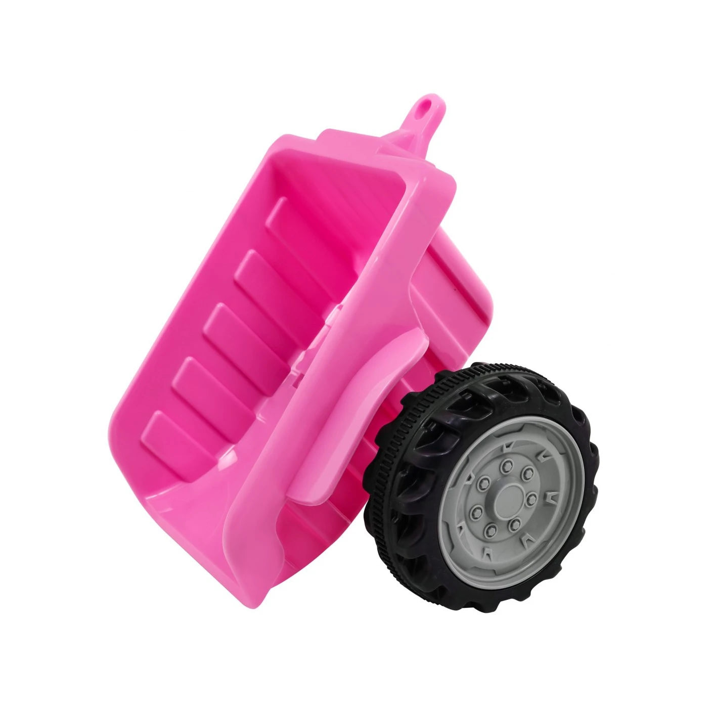 TRACTOR CON REMOLQUE PINK 6v