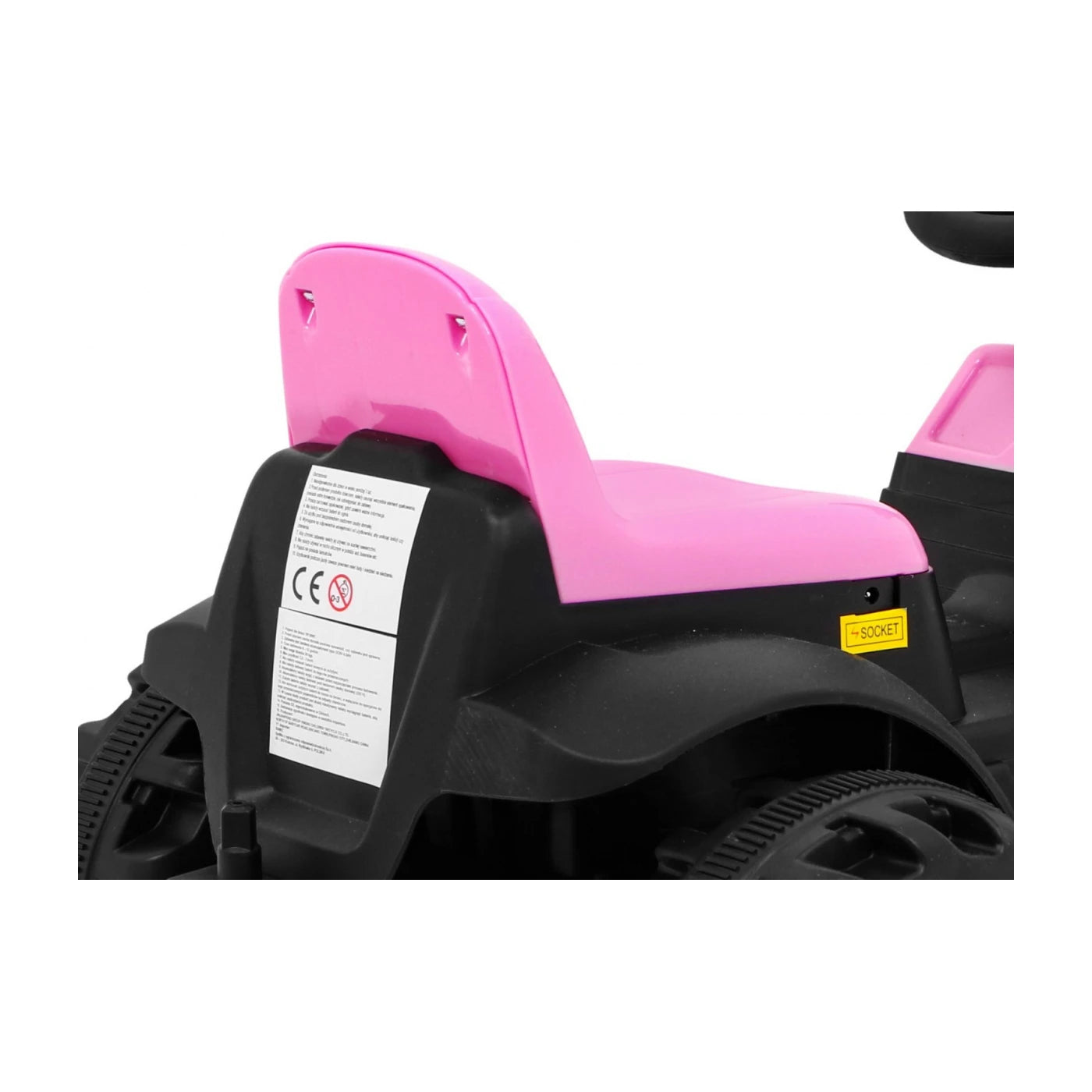 TRACTOR CON REMOLQUE PINK 6v