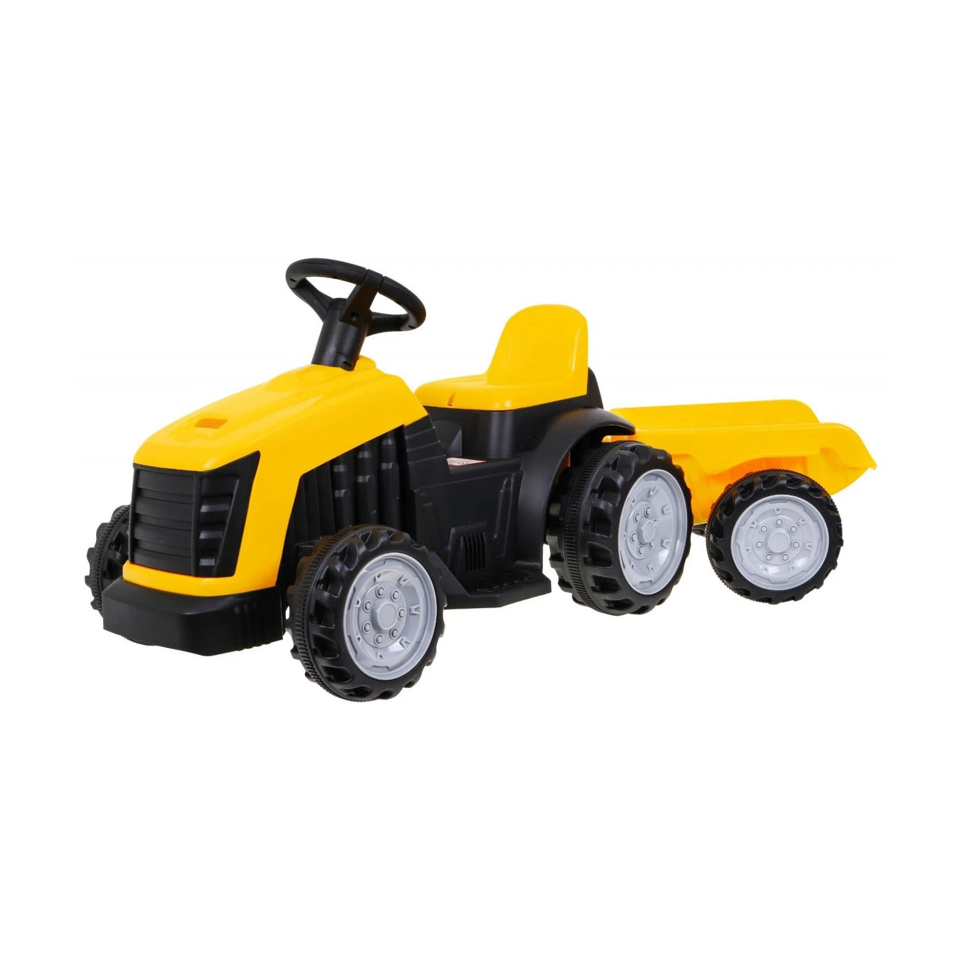 TRACTOR CON REMOLQUE YELLOW 6v