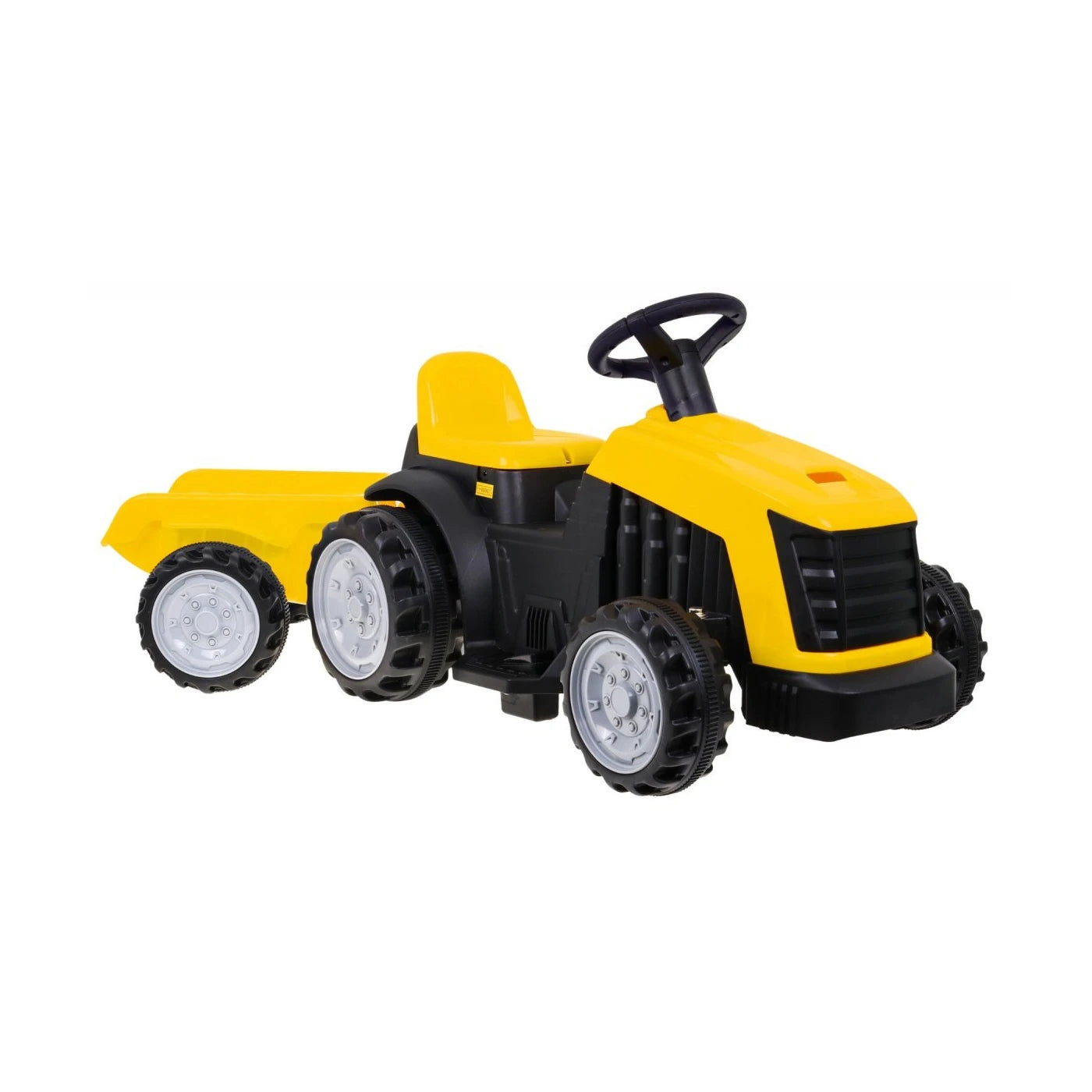 TRACTOR CON REMOLQUE YELLOW 6v