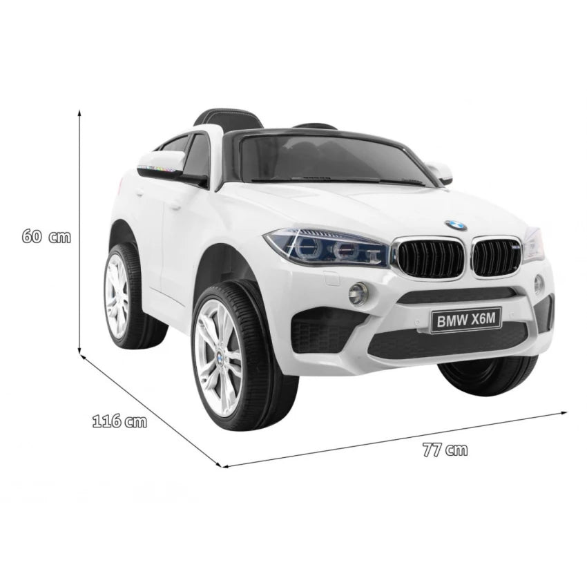 BMW X6M WHITE 12v
