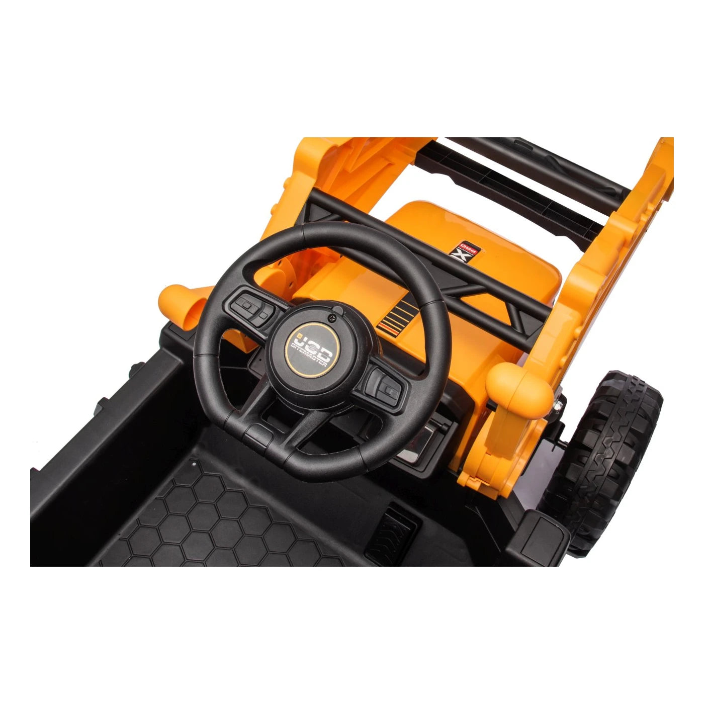 VEHICULE EXCAVATOR JCB YELLOW 12v