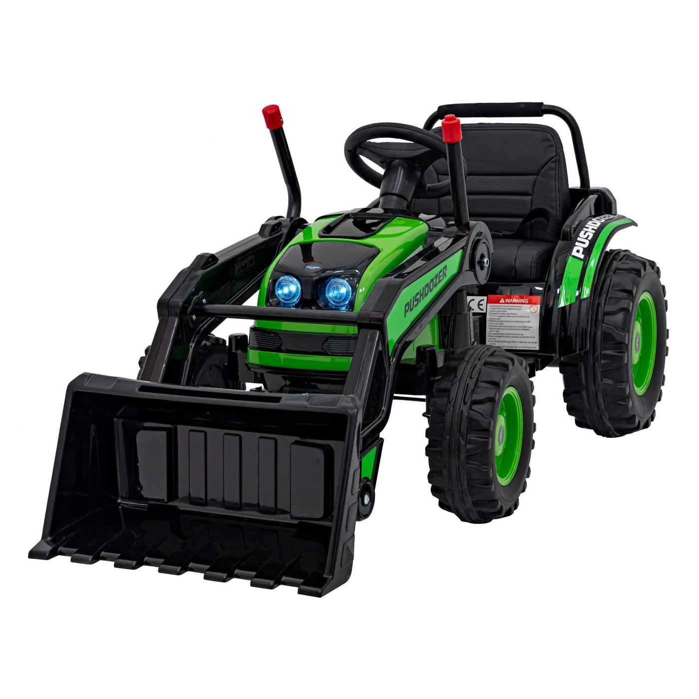TRACTOR EXCAVATOR GREEN 12v