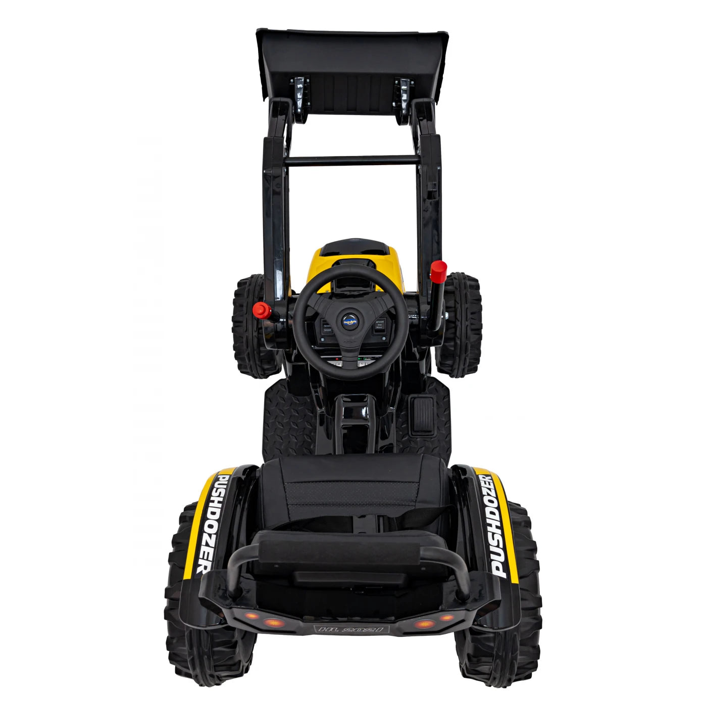 TRACTOR EXCAVATOR YELLOW 12v