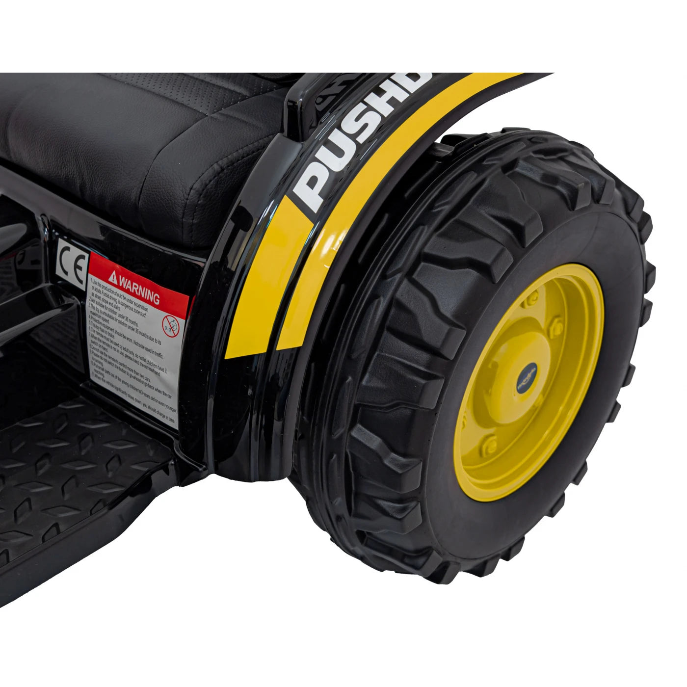 TRACTOR EXCAVATOR YELLOW 12v