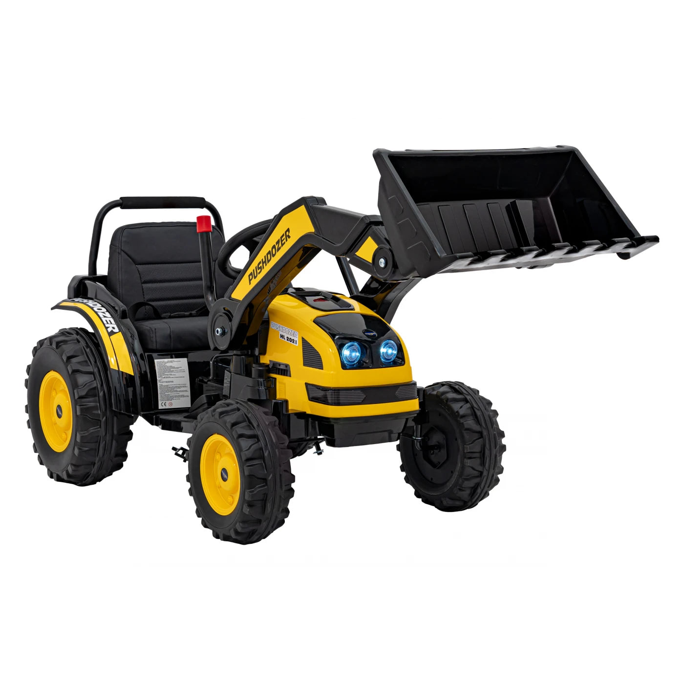 TRACTOR EXCAVATOR YELLOW 12v