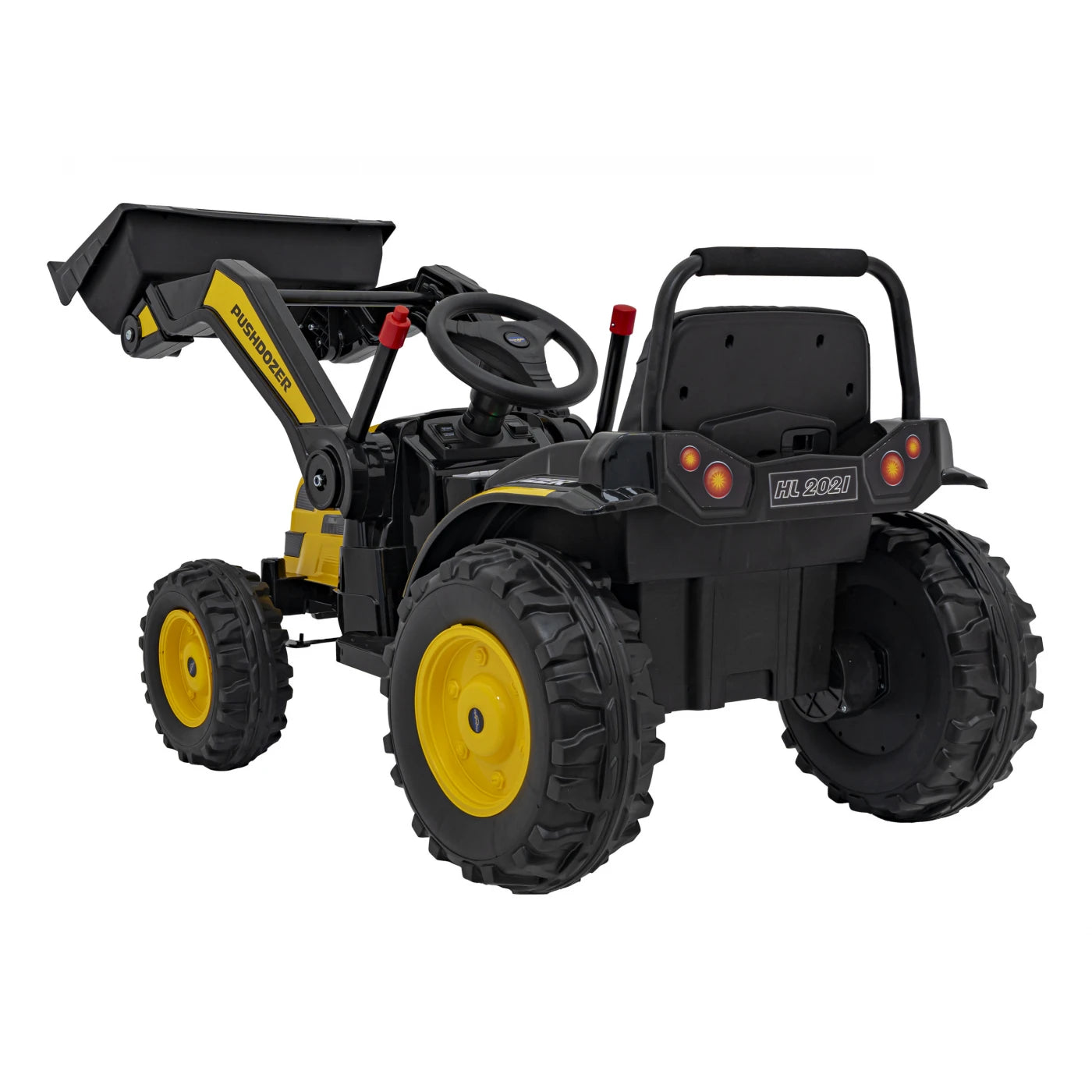 TRACTOR EXCAVATOR YELLOW 12v