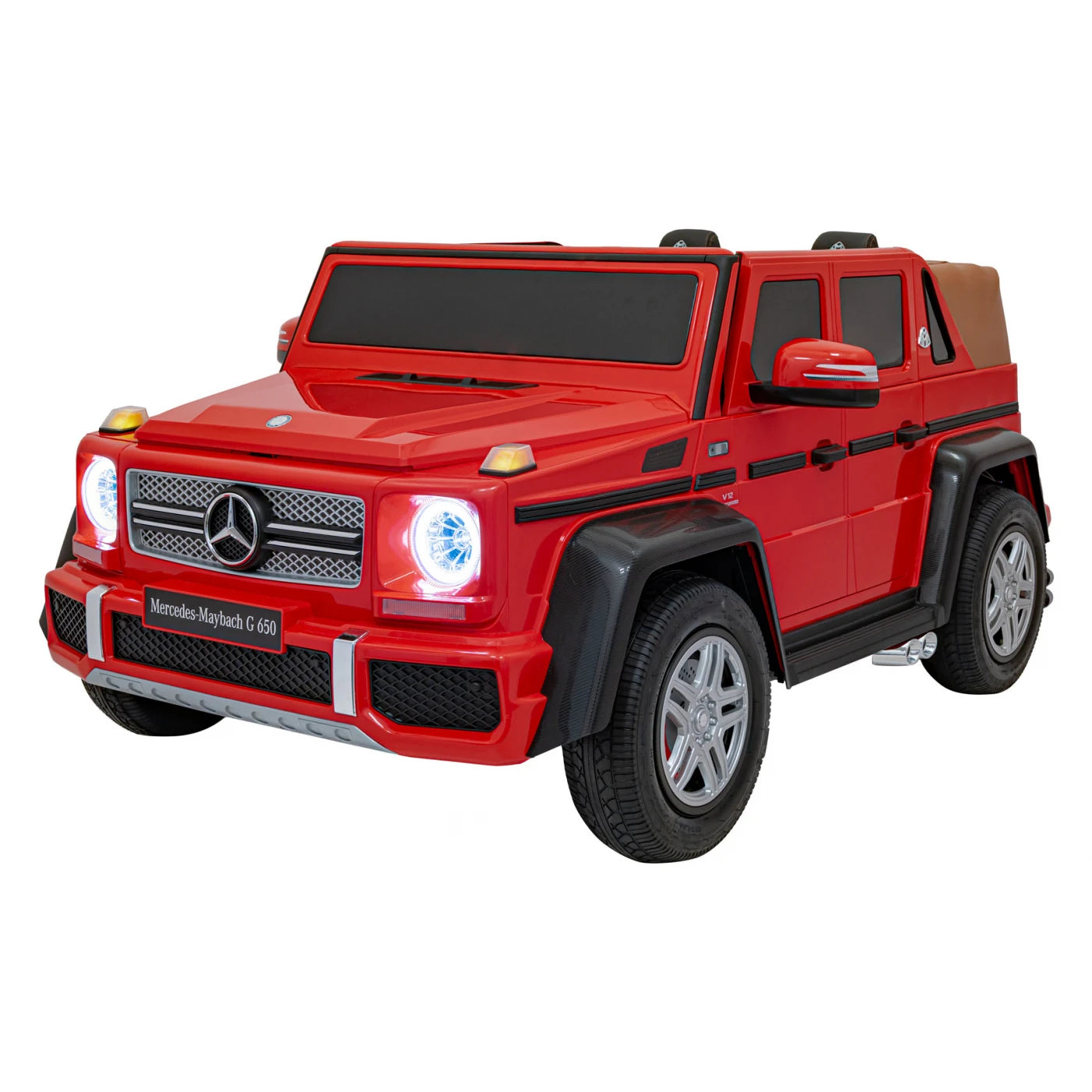 MERCEDES MAYBACH G650 RED STRONG 24v