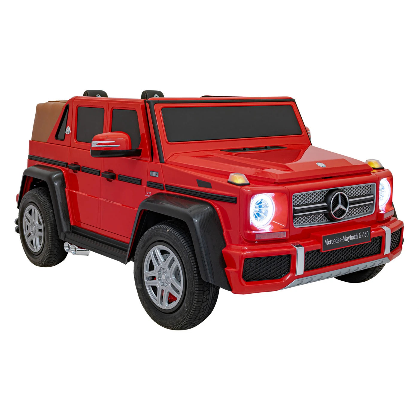 MERCEDES MAYBACH G650 RED STRONG 24v