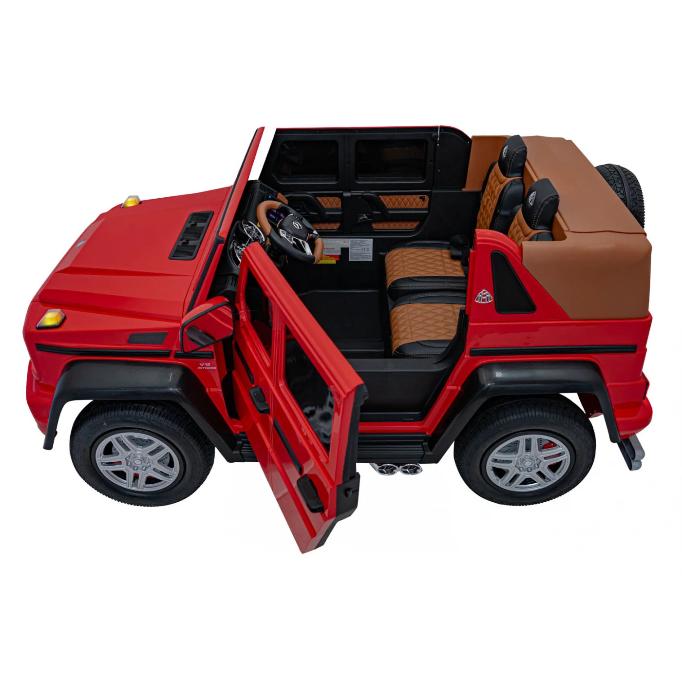 MERCEDES MAYBACH G650 RED STRONG 24v