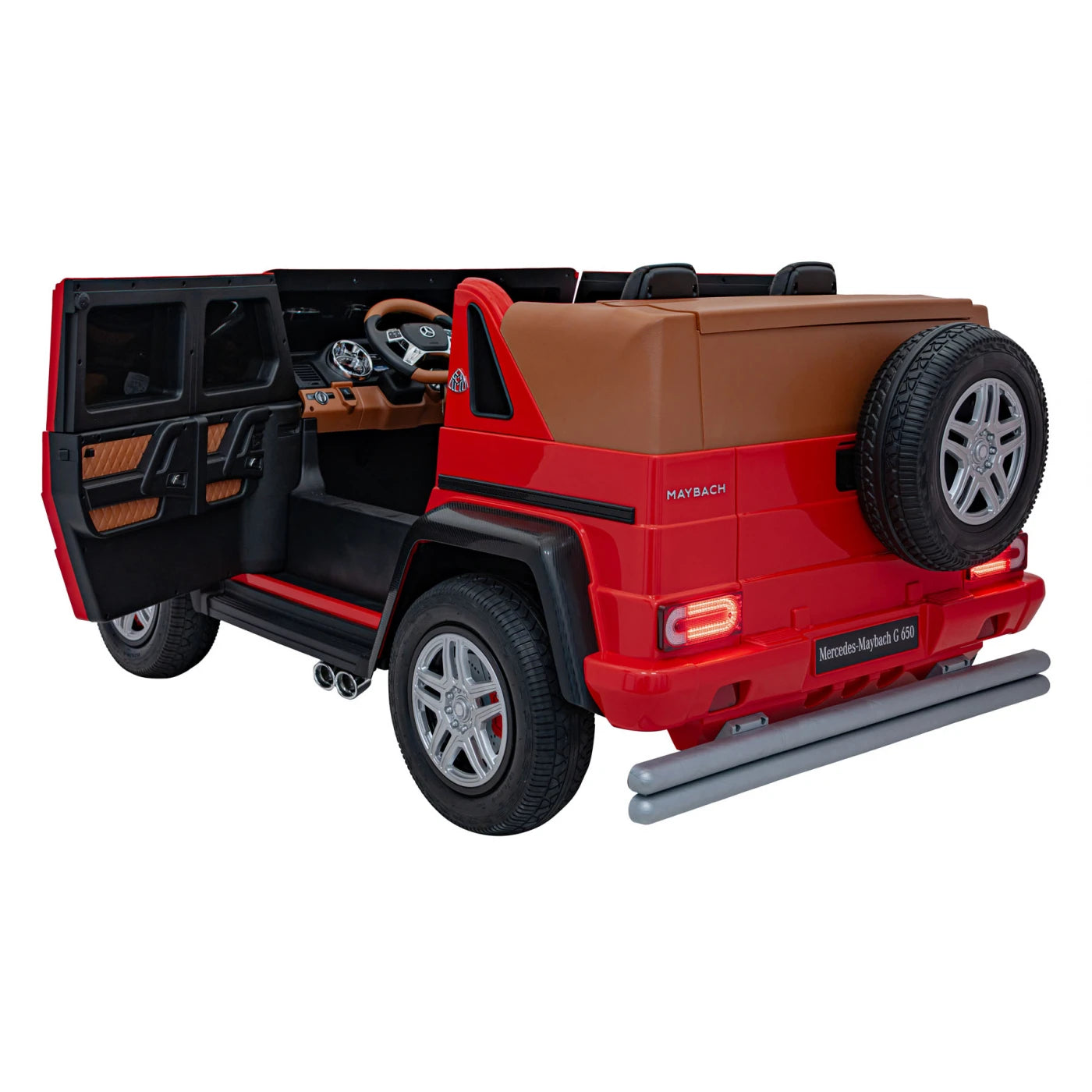 MERCEDES MAYBACH G650 RED STRONG 24v