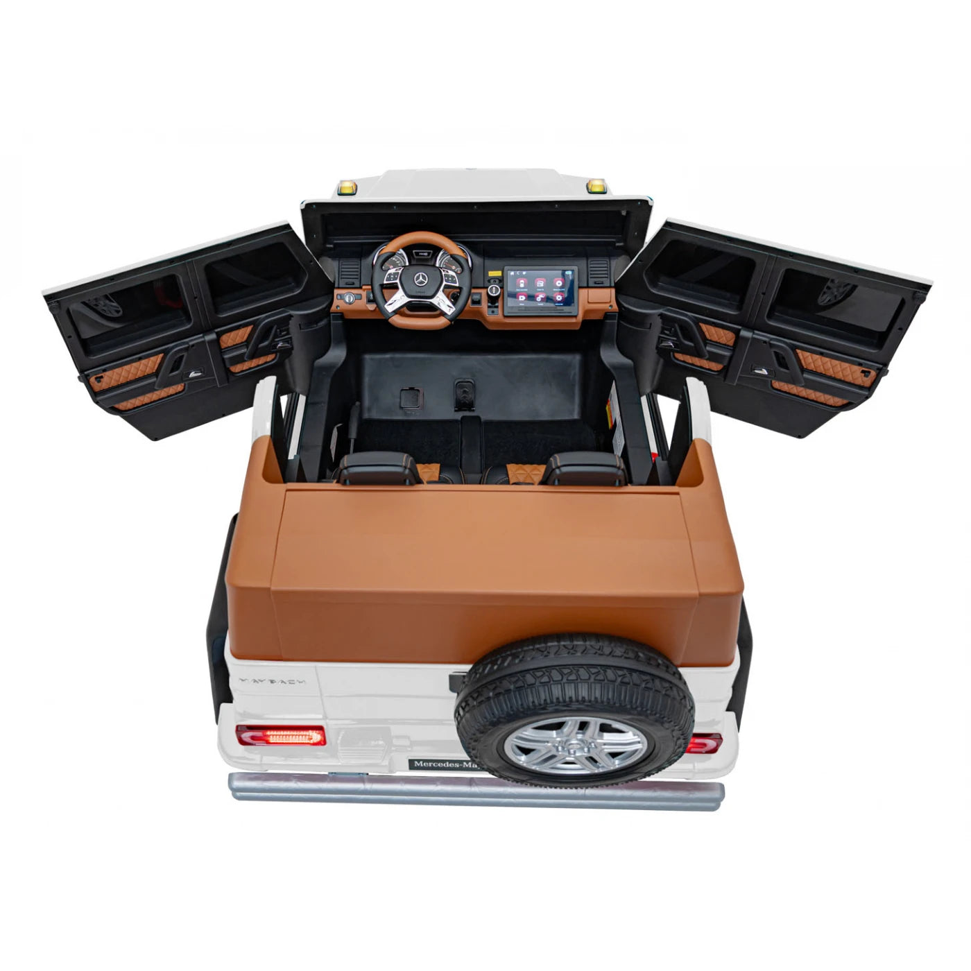 MERCEDES MAYBACH G650 STRONG WHITE 24v