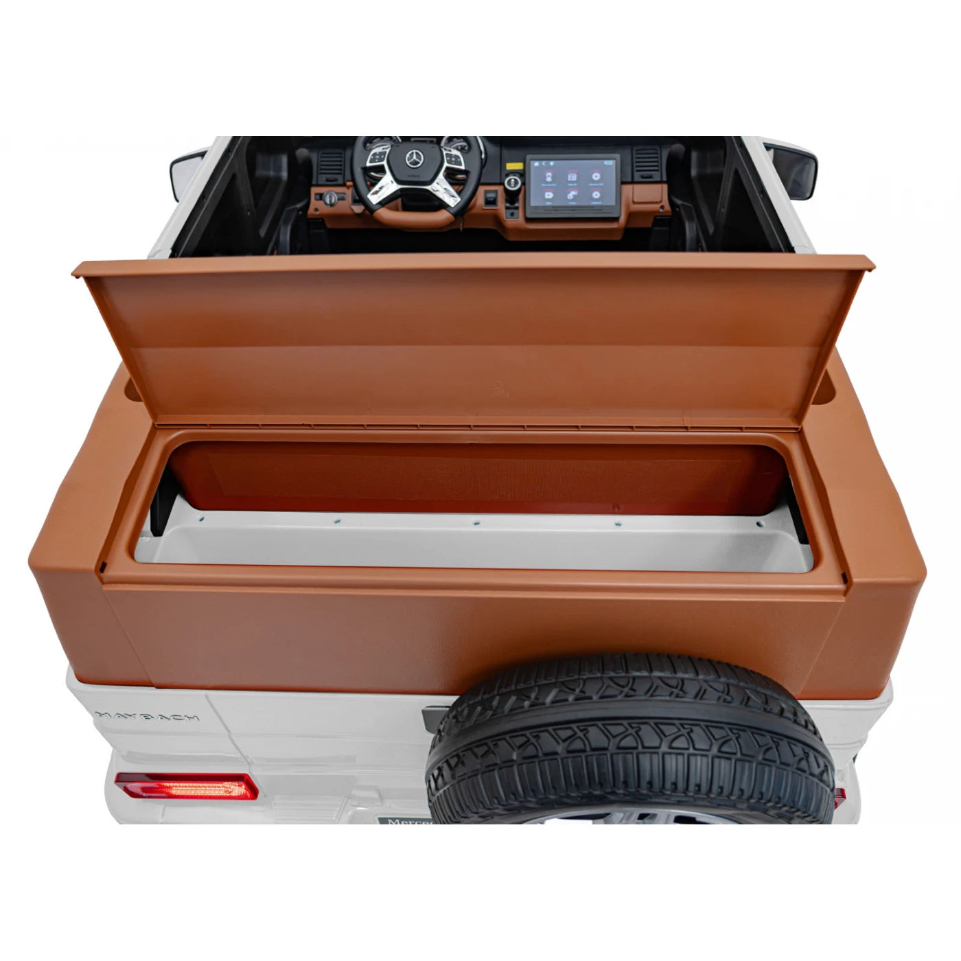 MERCEDES MAYBACH G650 STRONG WHITE 24v