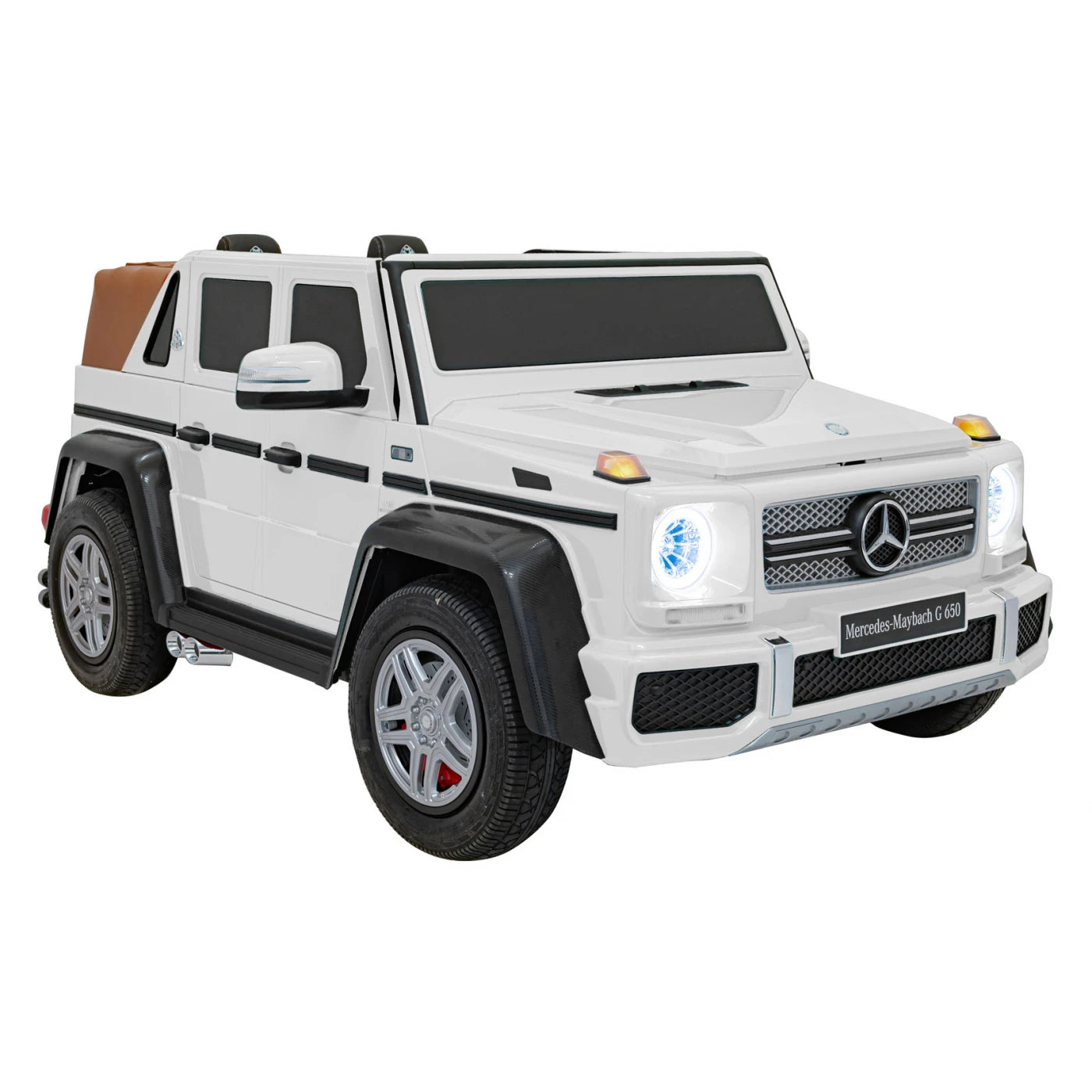 MERCEDES MAYBACH G650 STRONG WHITE 24v