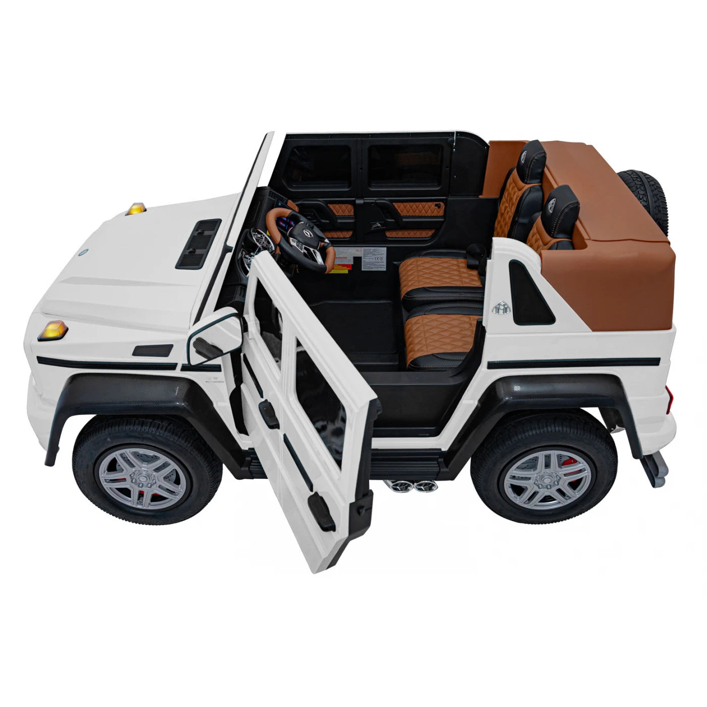 MERCEDES MAYBACH G650 STRONG WHITE 24v