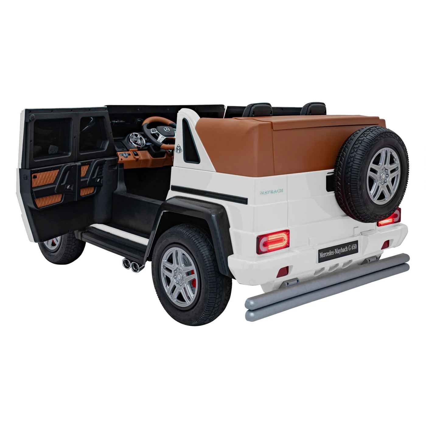 MERCEDES MAYBACH G650 STRONG WHITE 24v