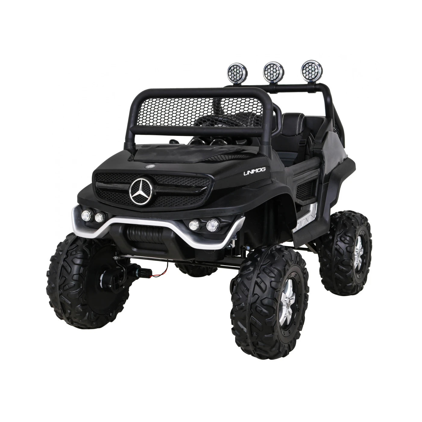 MERCEDES UNIMOG 4x4 BLACK 12v