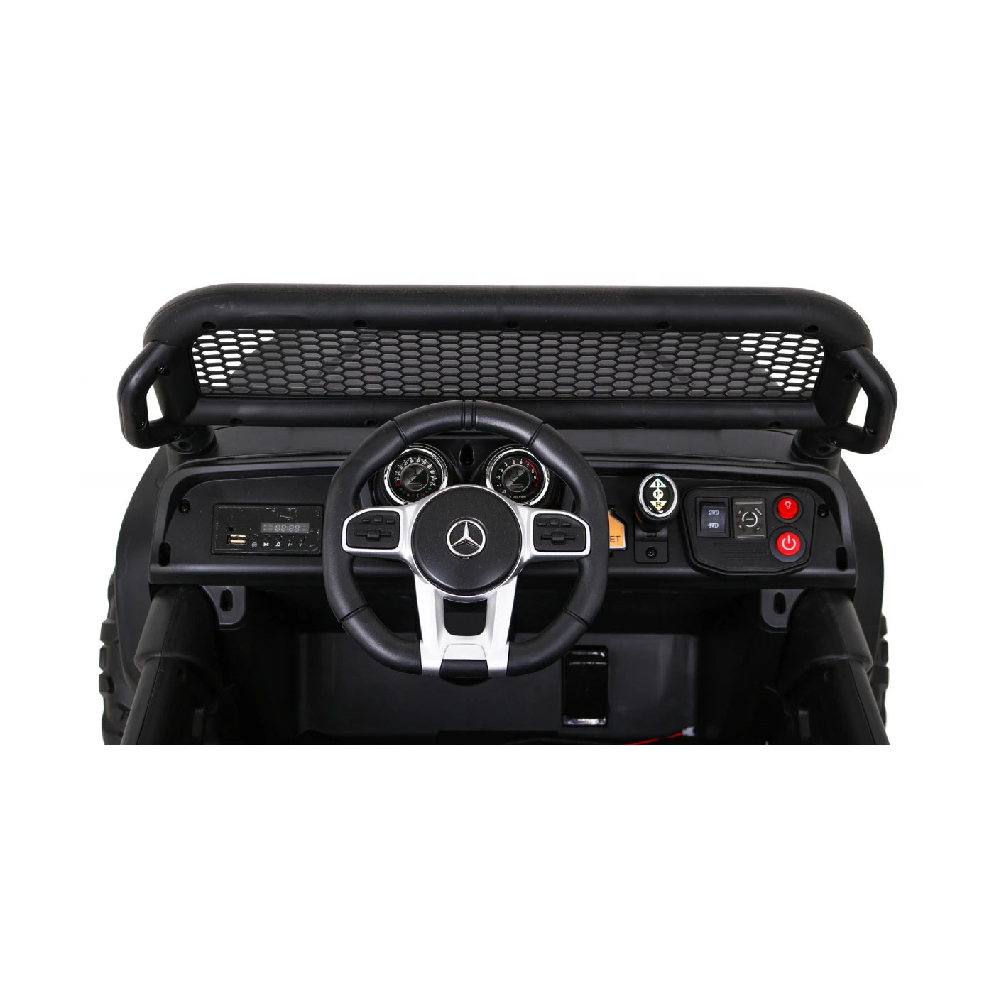 MERCEDES UNIMOG 4x4 BLACK 12v