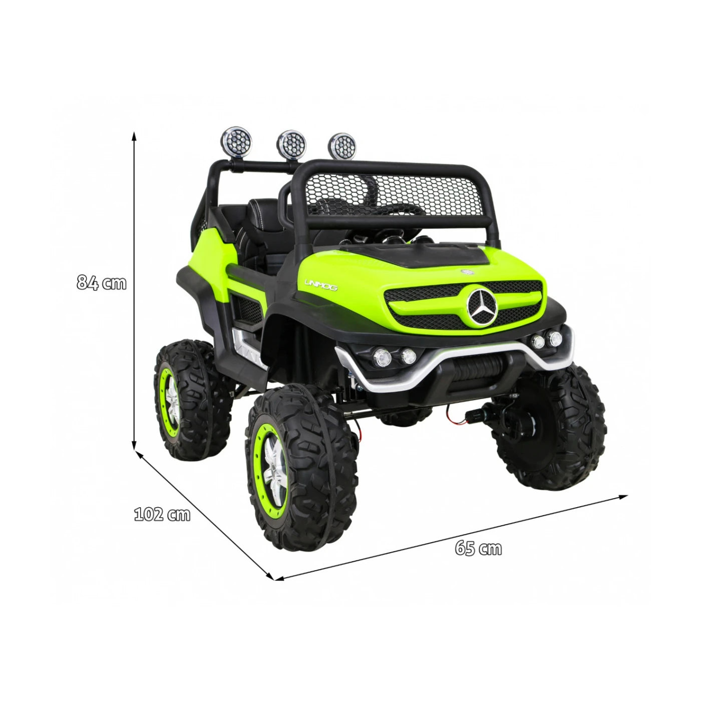 MERCEDES UNIMOG 4x4 GREEN 12v