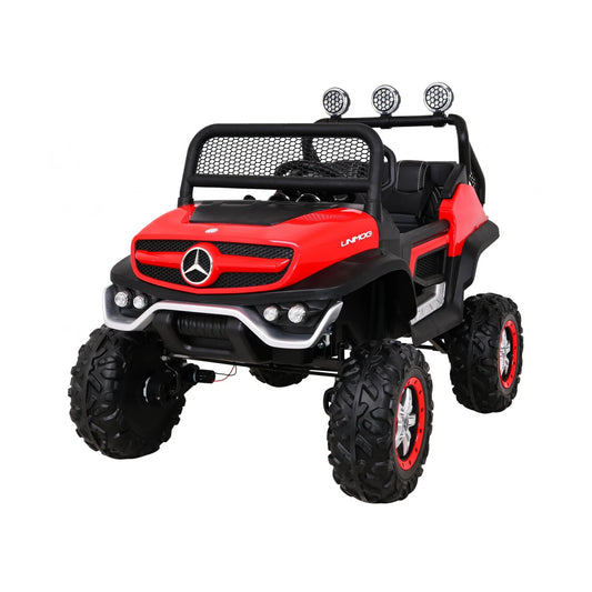 MERCEDES UNIMOG 4x4 RED 12v