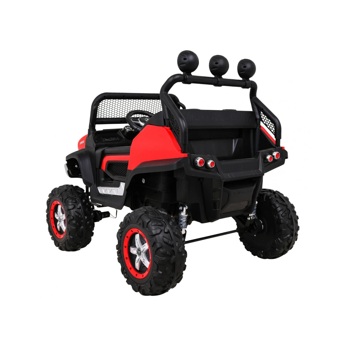 MERCEDES UNIMOG 4x4 RED 12v