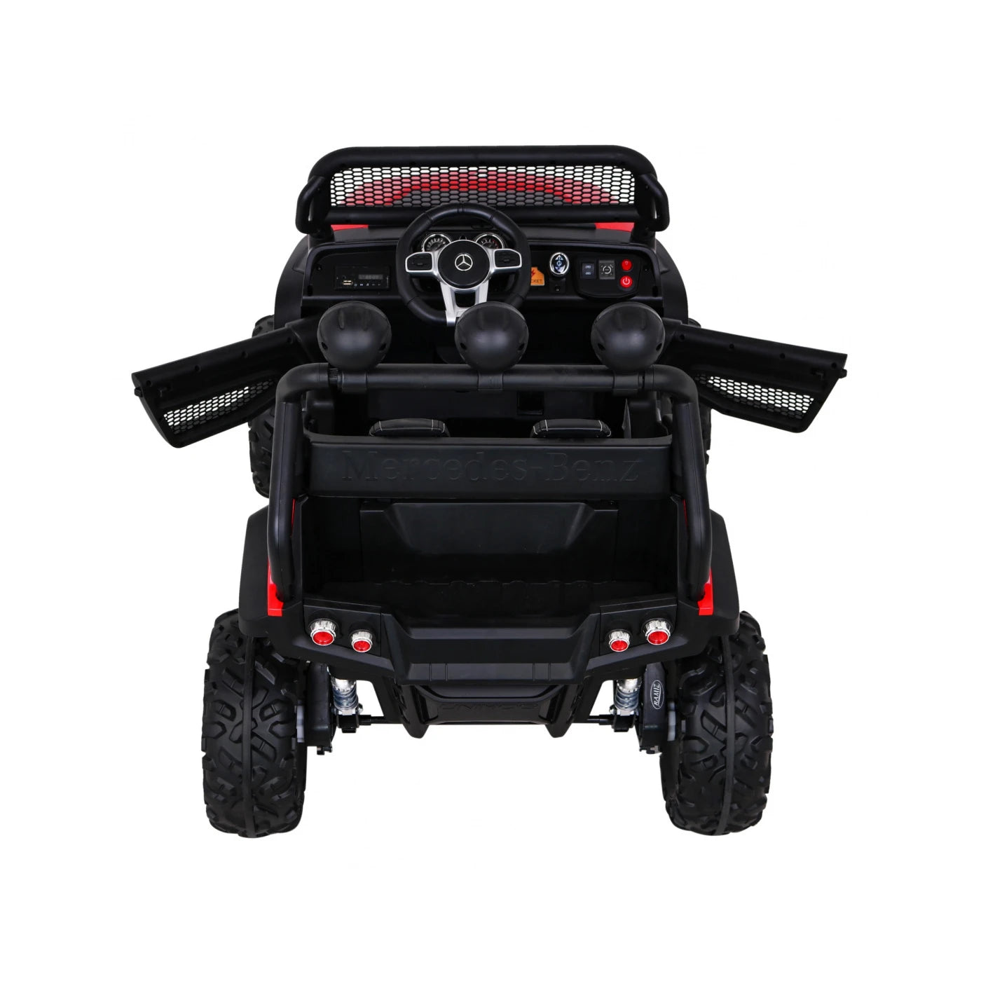 MERCEDES UNIMOG 4x4 RED 12v