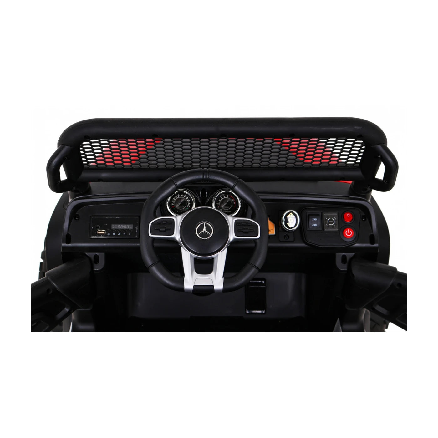 MERCEDES UNIMOG 4x4 RED 12v