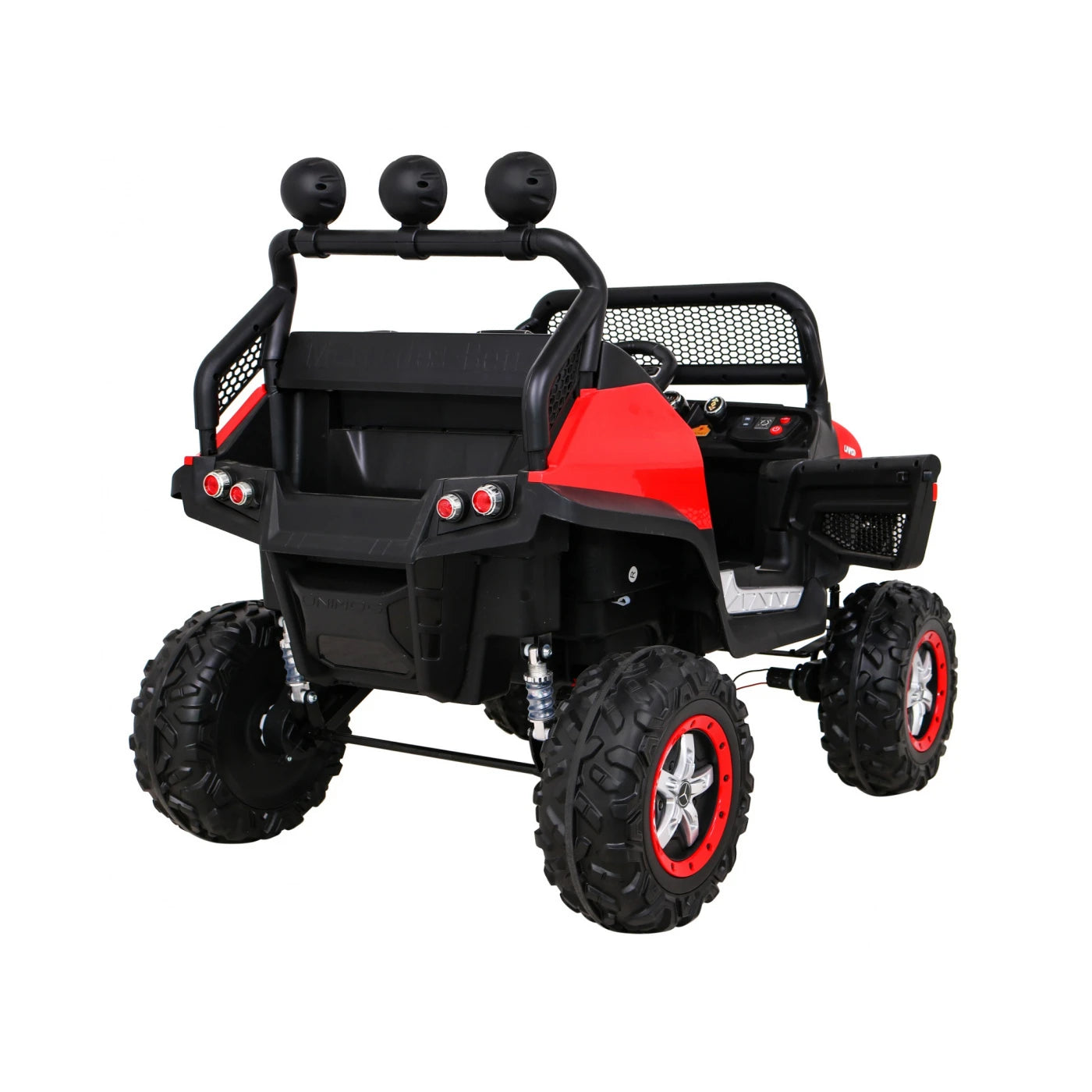 MERCEDES UNIMOG 4x4 RED 12v