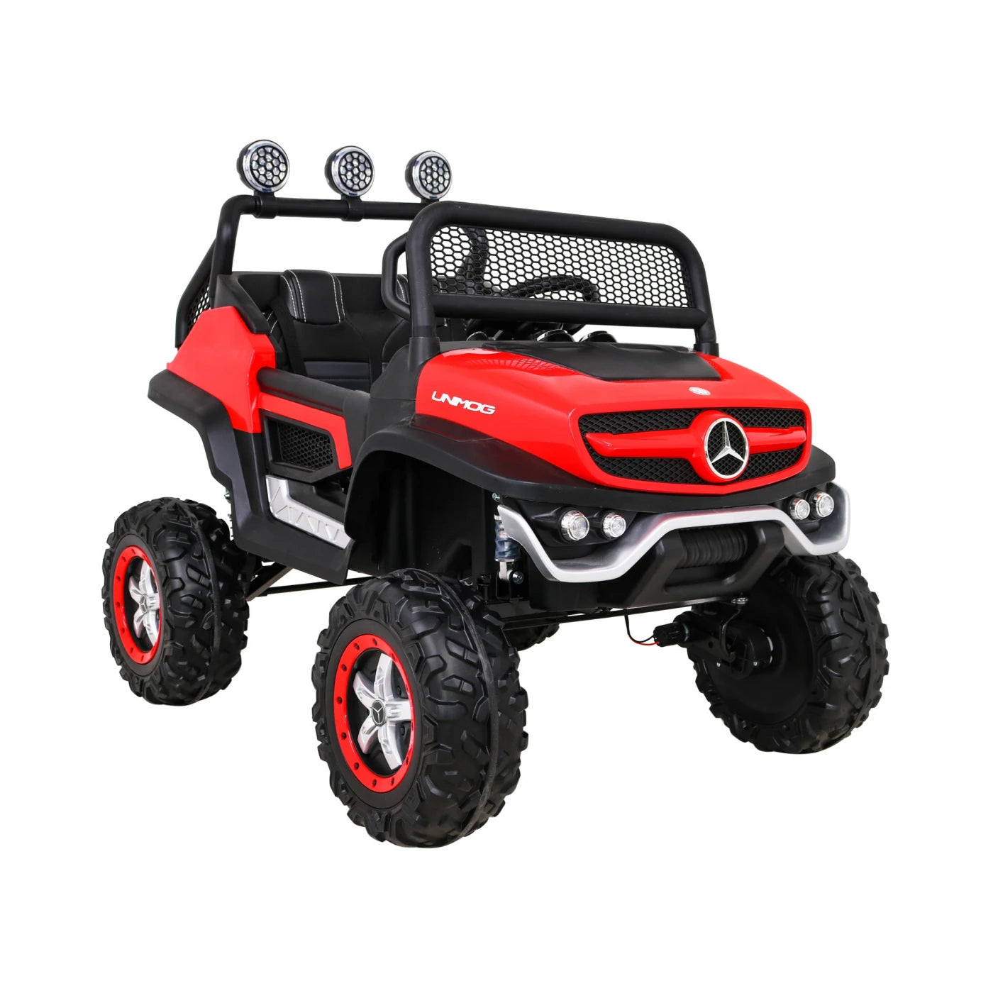 MERCEDES UNIMOG 4x4 RED 12v