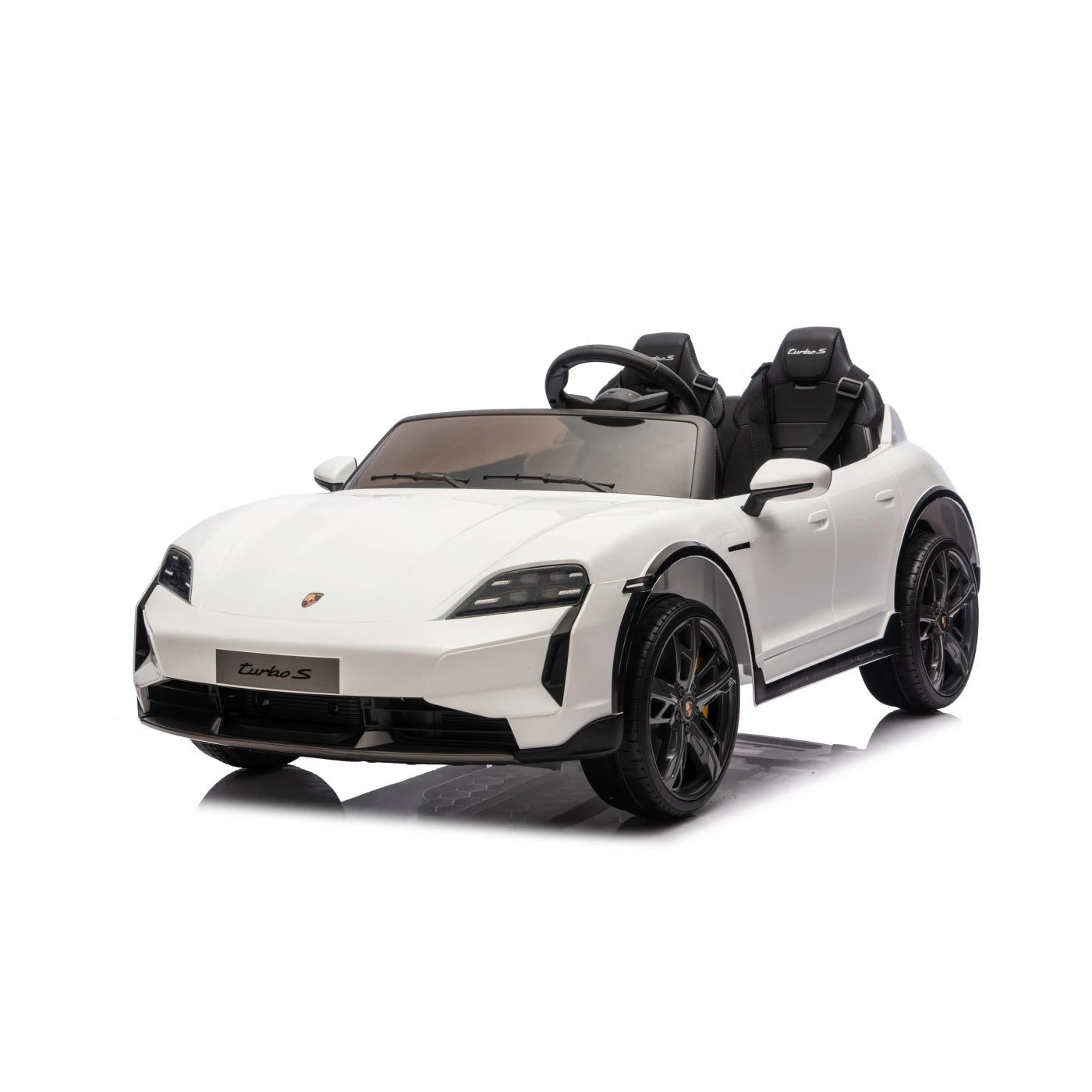 PORSCHE TAYCAN TURBO S WHITE 24v