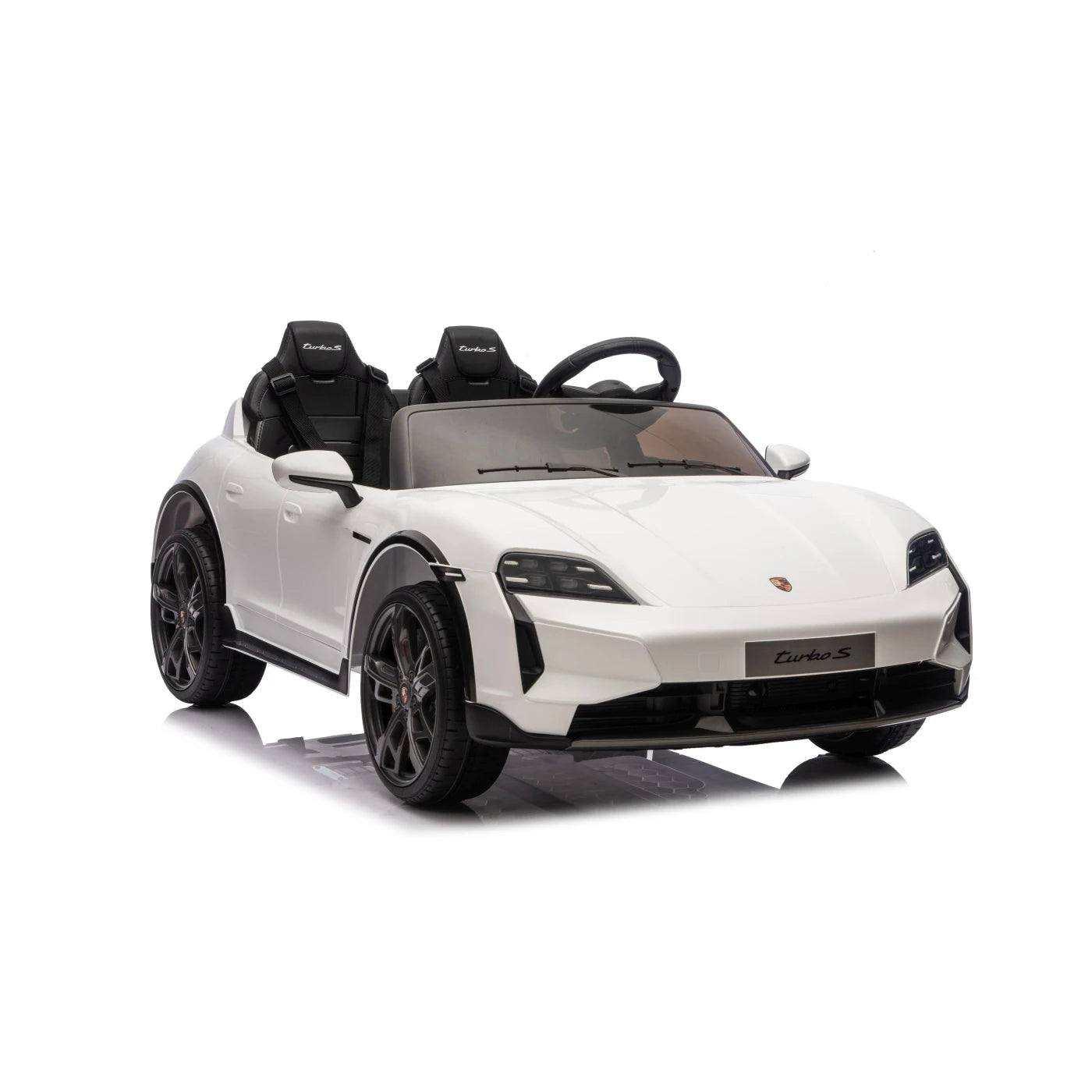 PORSCHE TAYCAN TURBO S WHITE 24v